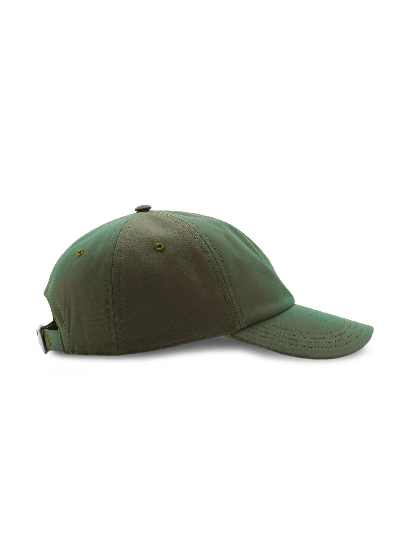 cotton curved-peak cap