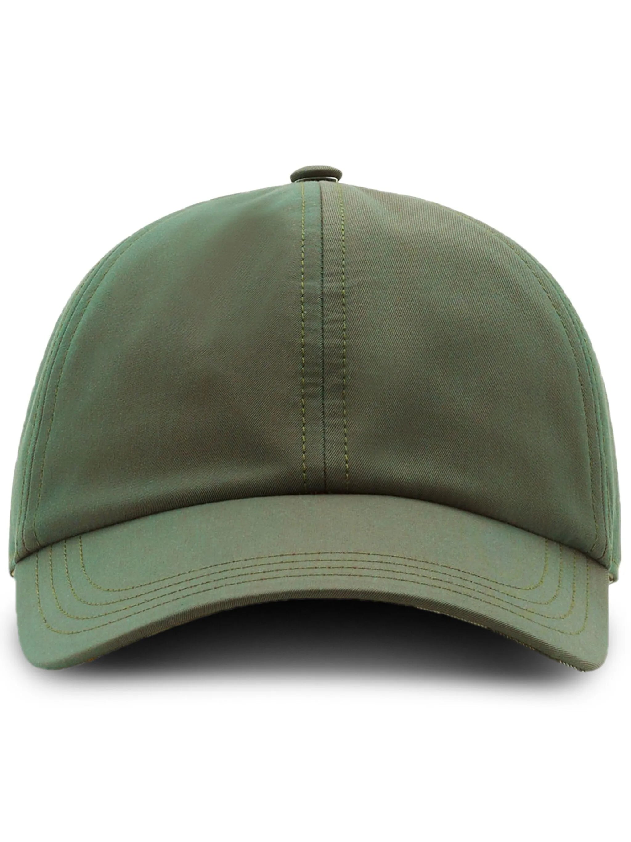 cotton curved-peak cap