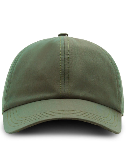 cotton curved-peak cap