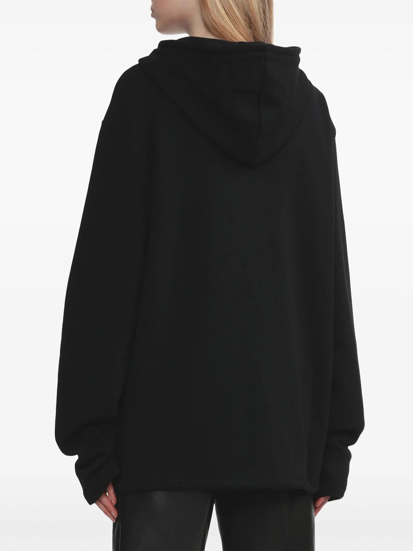 long-sleeve cotton hoodie