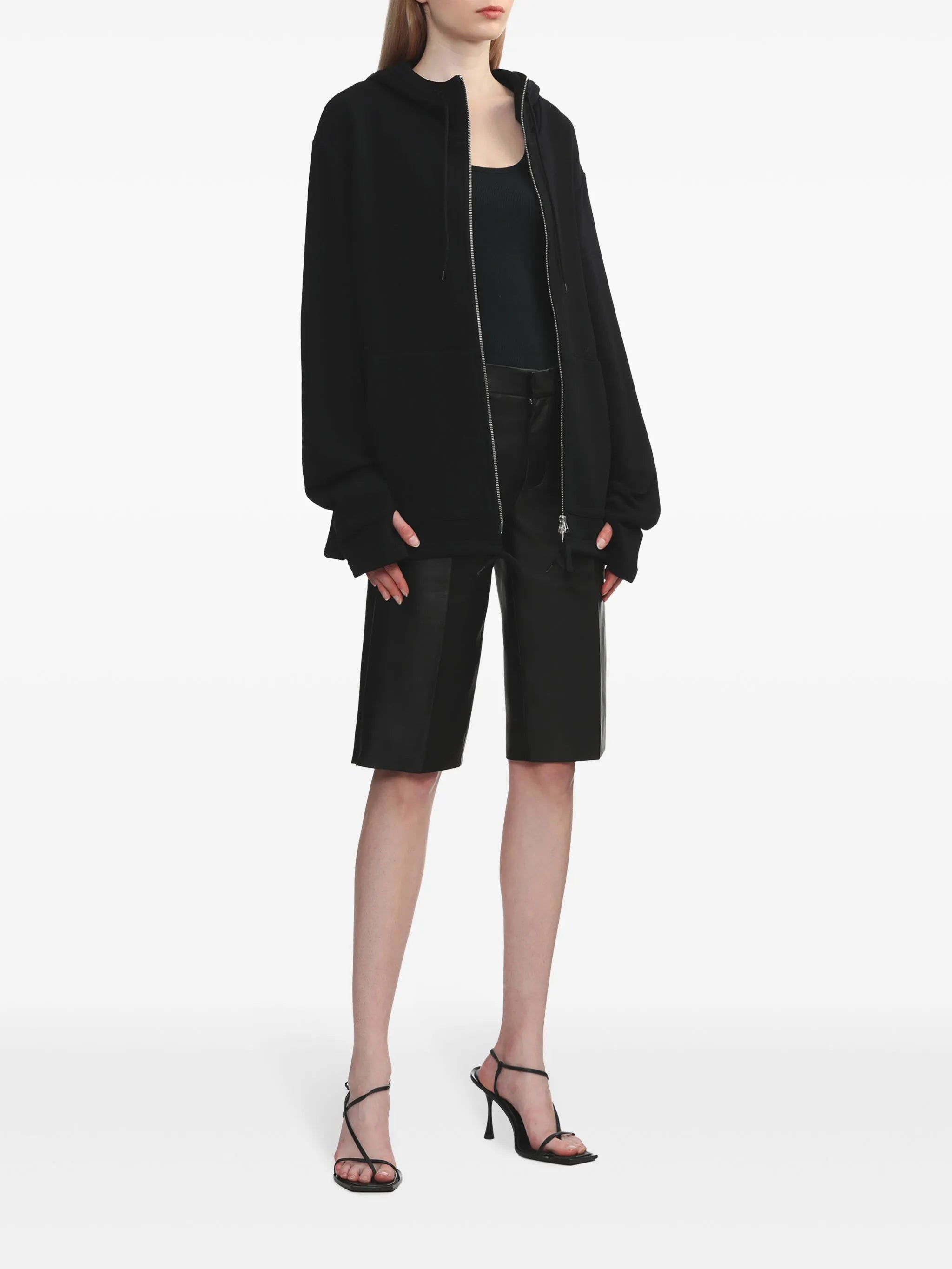 long-sleeve cotton hoodie