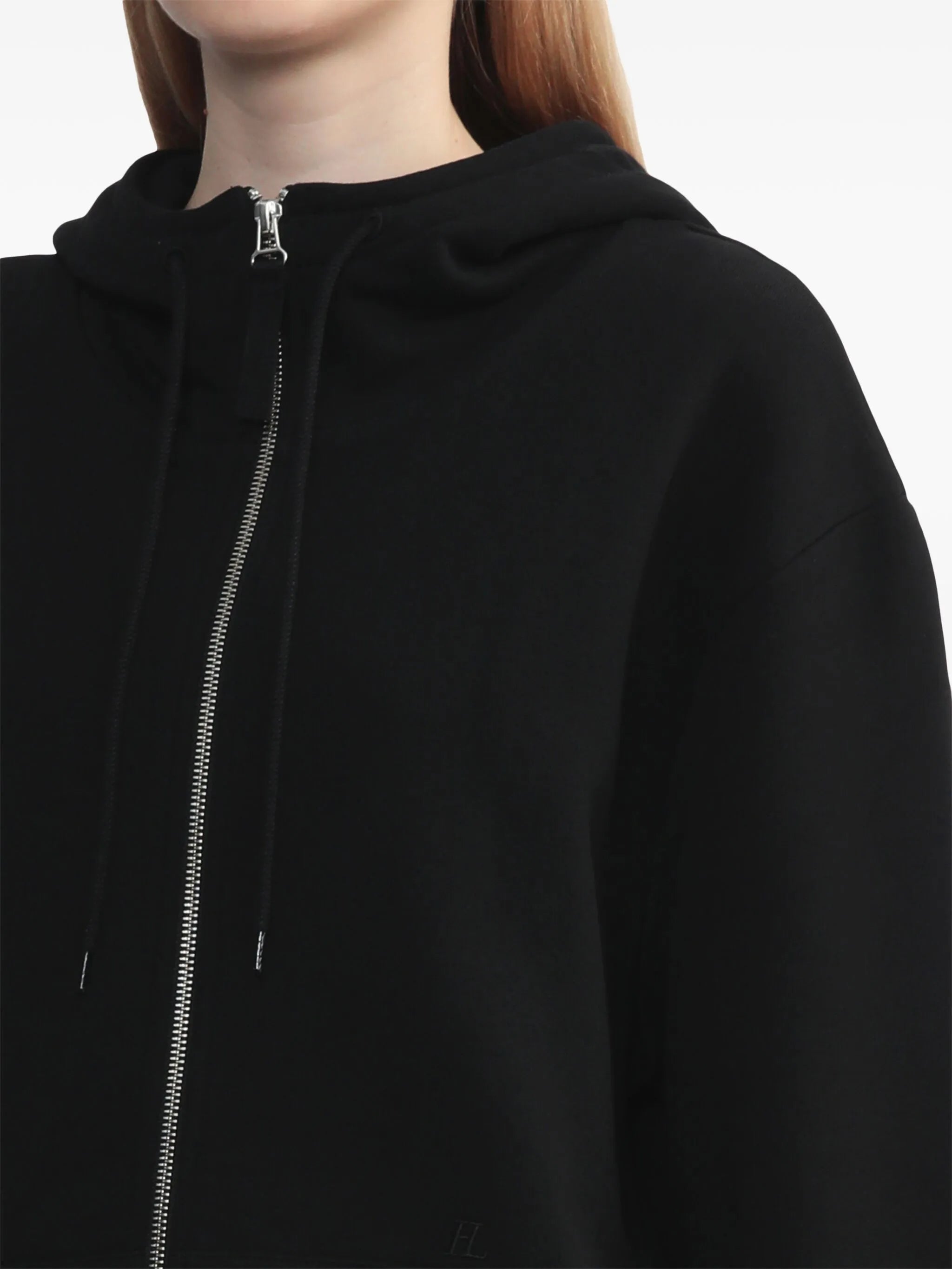 long-sleeve cotton hoodie