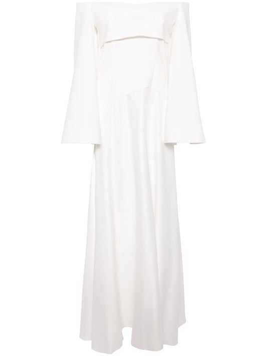 The Rina off-shoulder gown