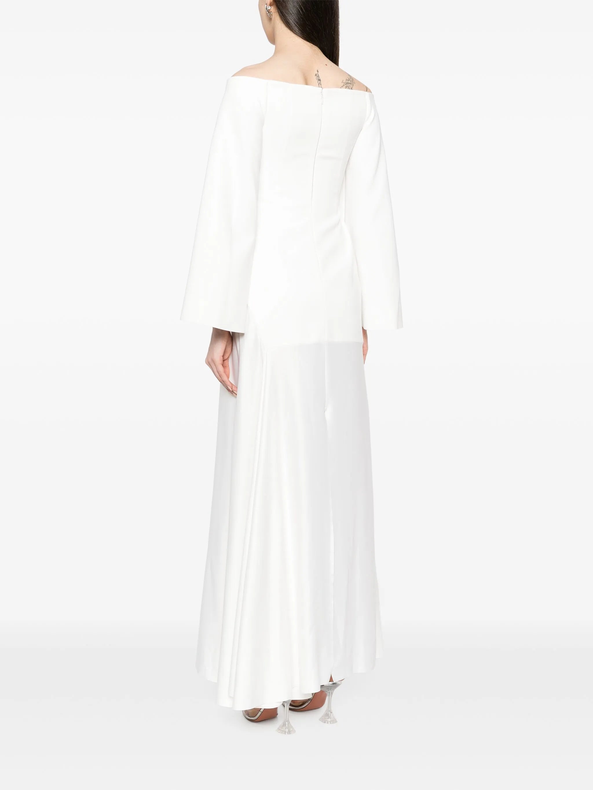 The Rina off-shoulder gown
