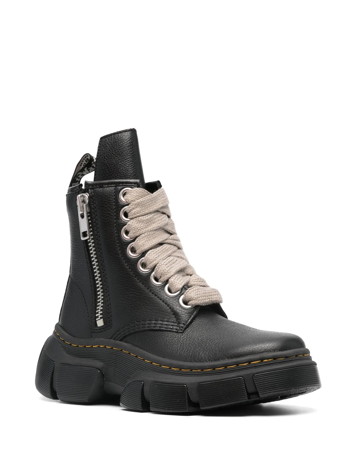 x Rick Owens 1460 leather boots