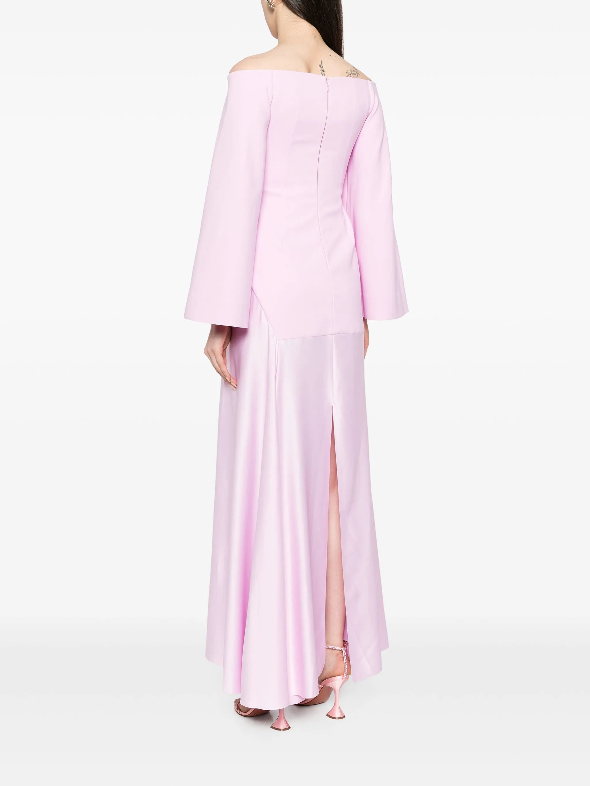 The Rina off-shoulder gown