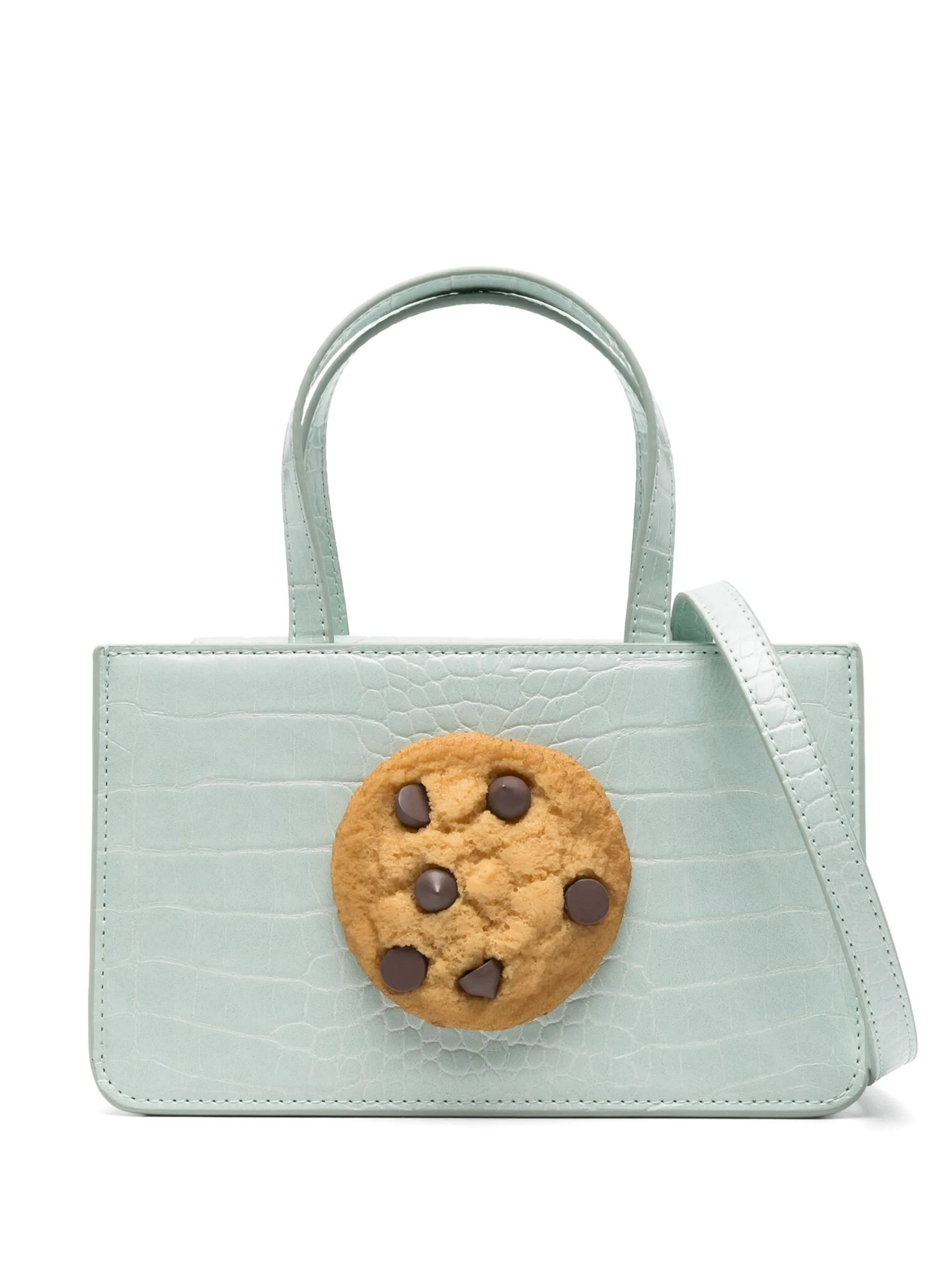small Cookie snakeskin-effect tote bag