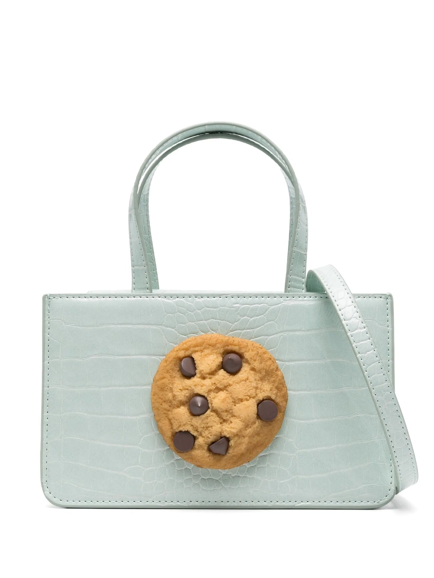 small Cookie snakeskin-effect tote bag