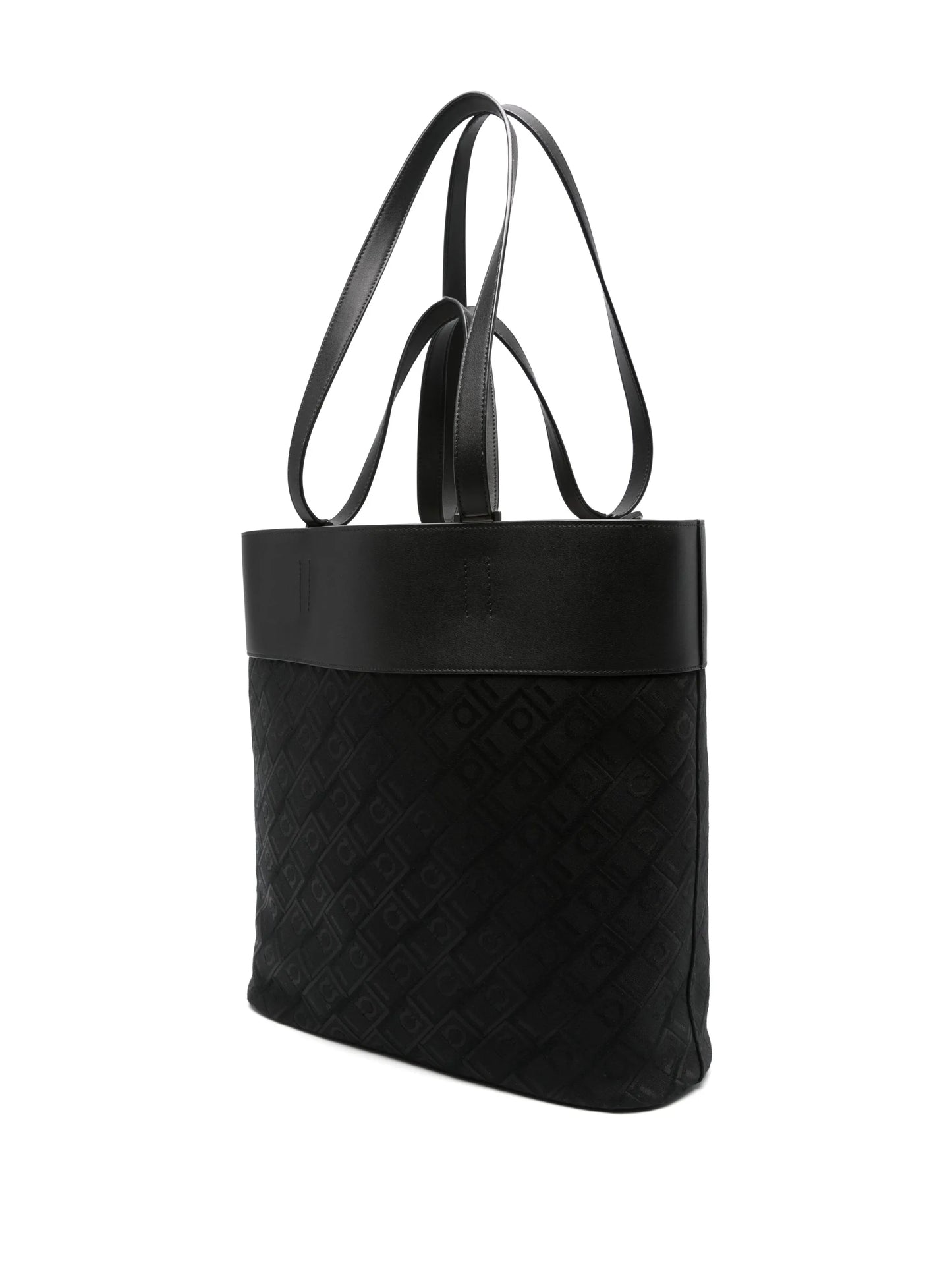 Gancini-pattern tote bag