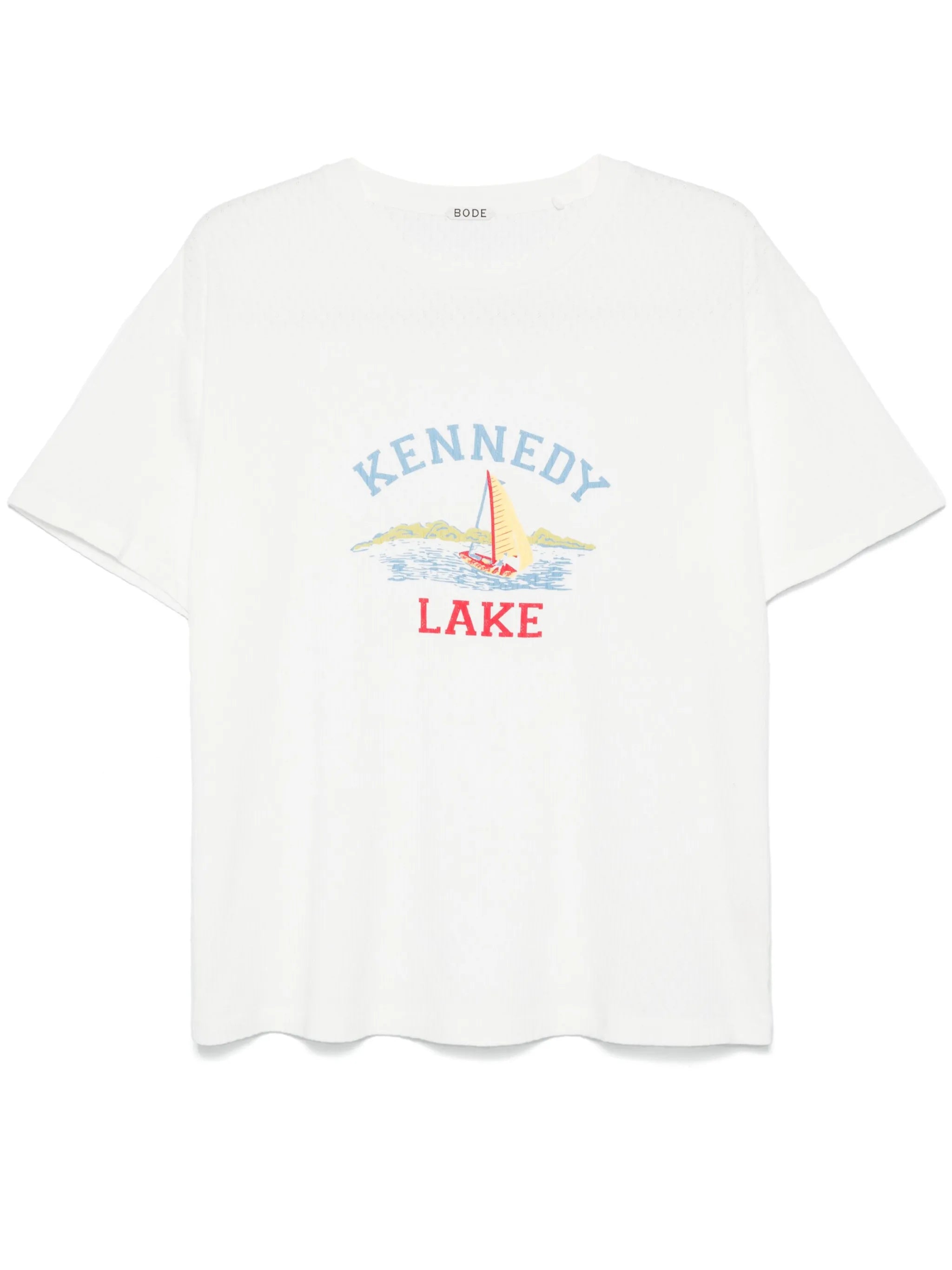 Kennedy Lake-print T-shirt