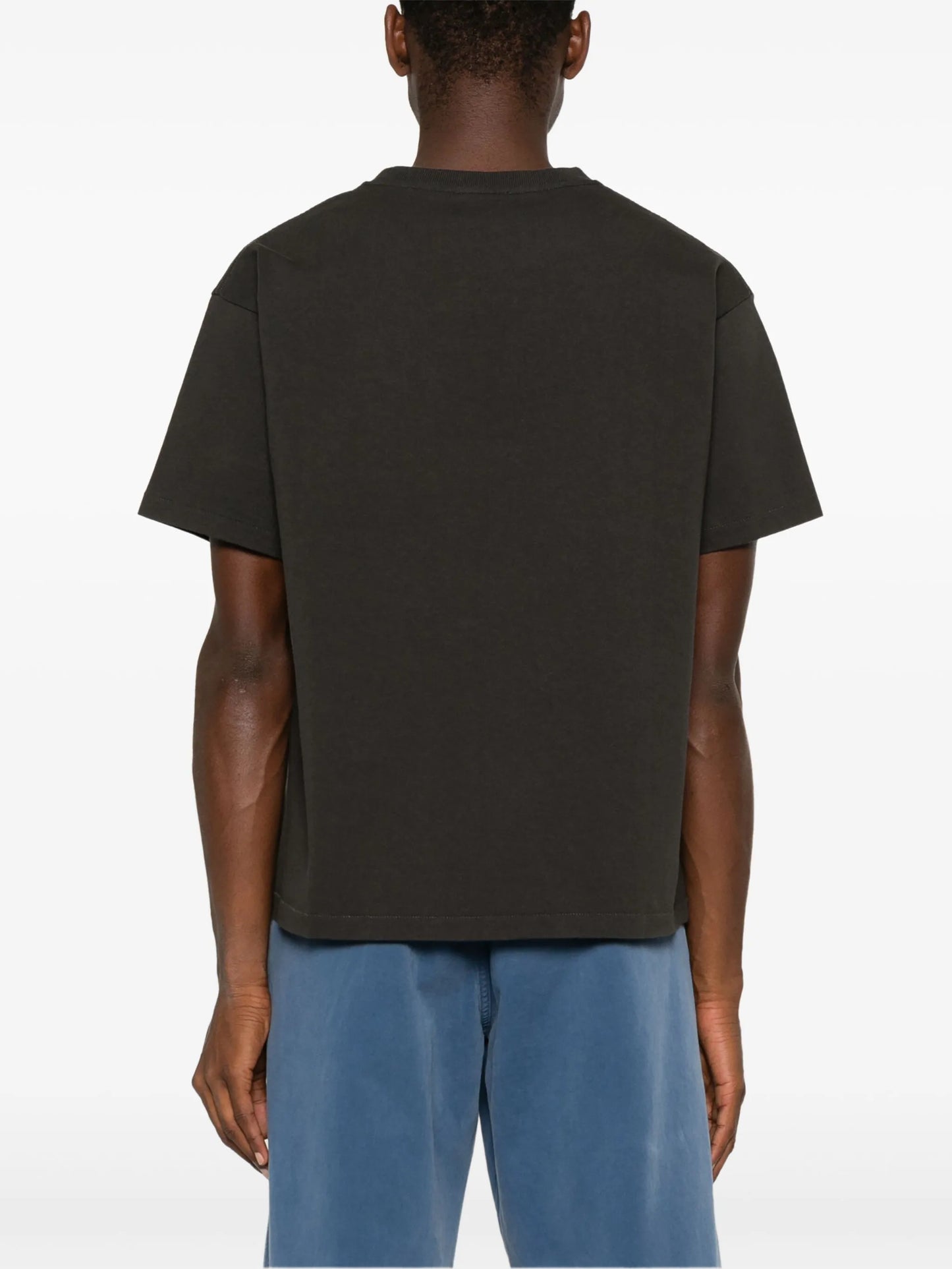 gear-embroidered T-shirt