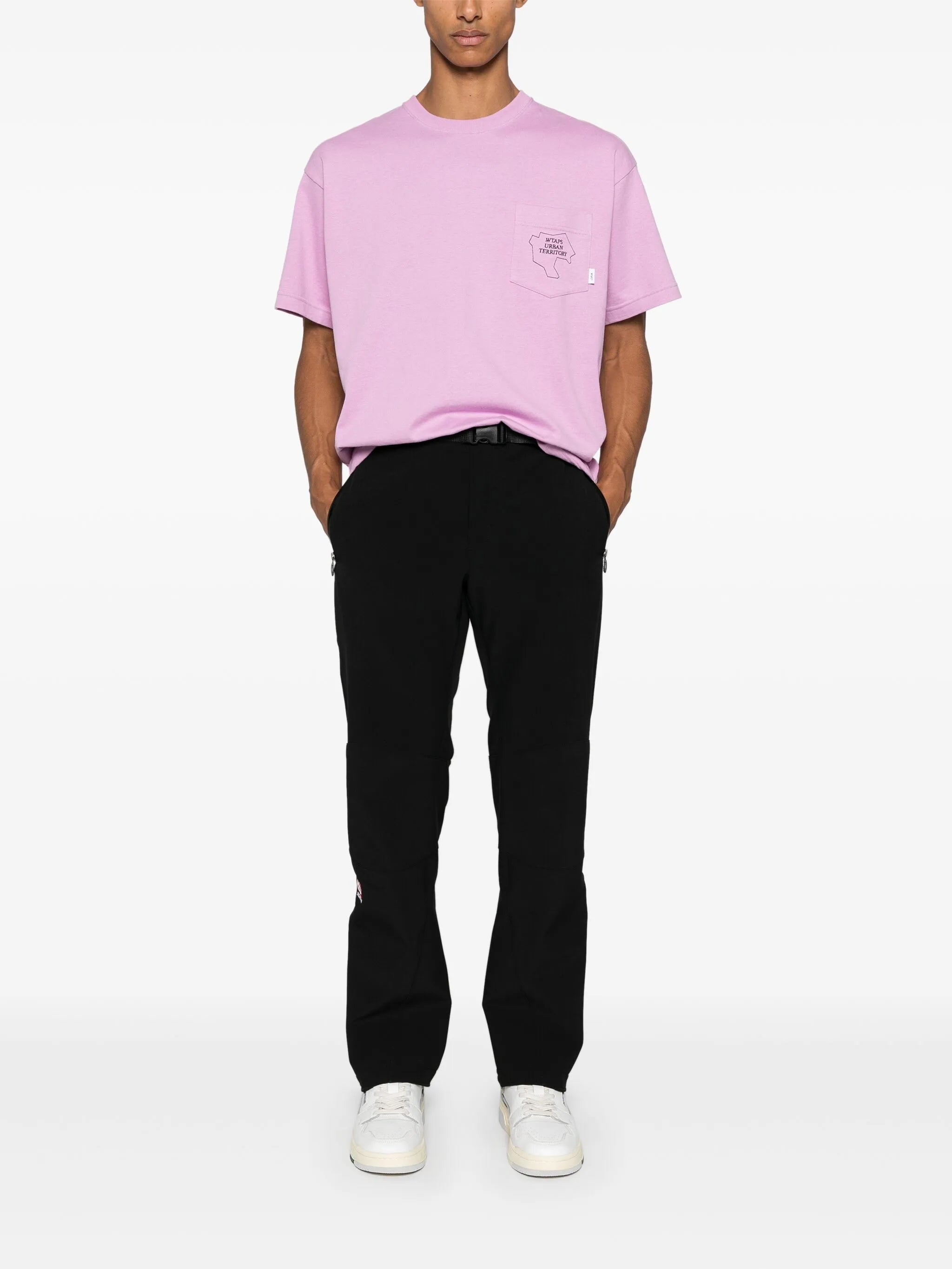 embroidered-logo T-shirt