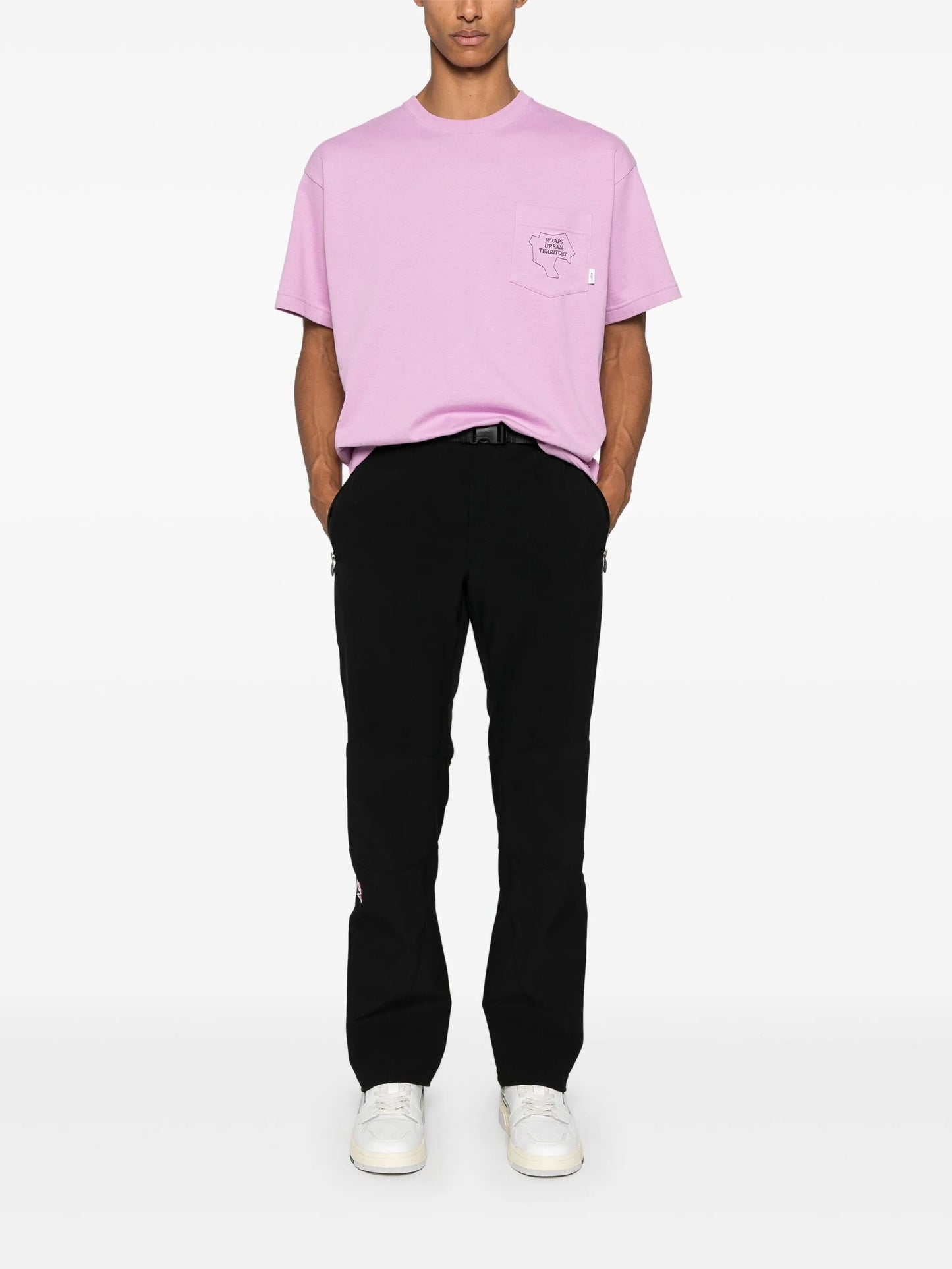 embroidered-logo T-shirt