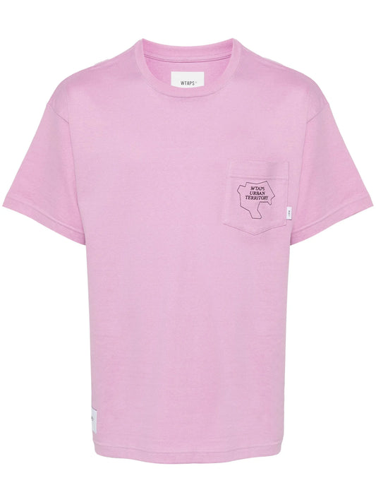 embroidered-logo T-shirt