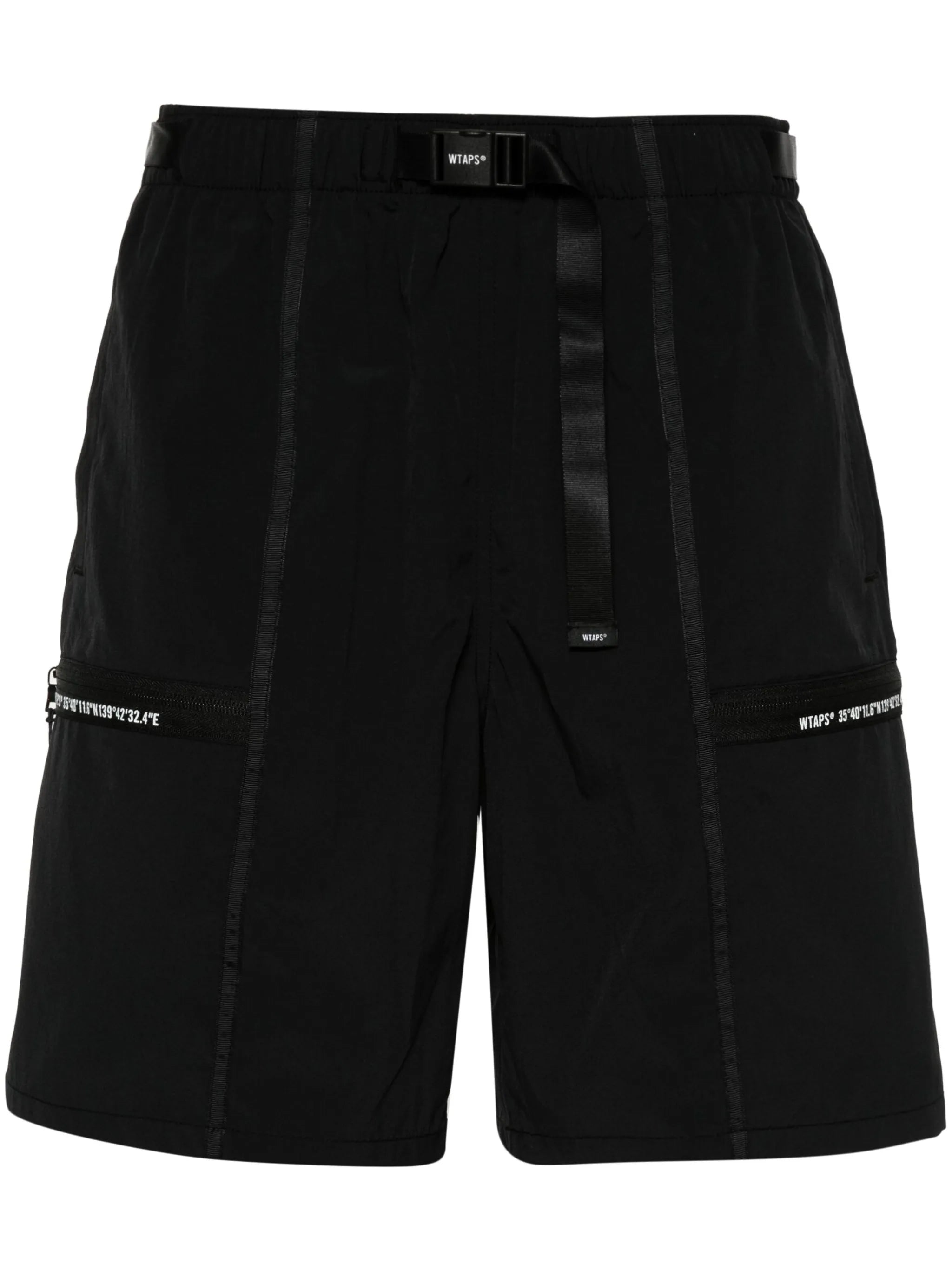 logo-print cargo shorts