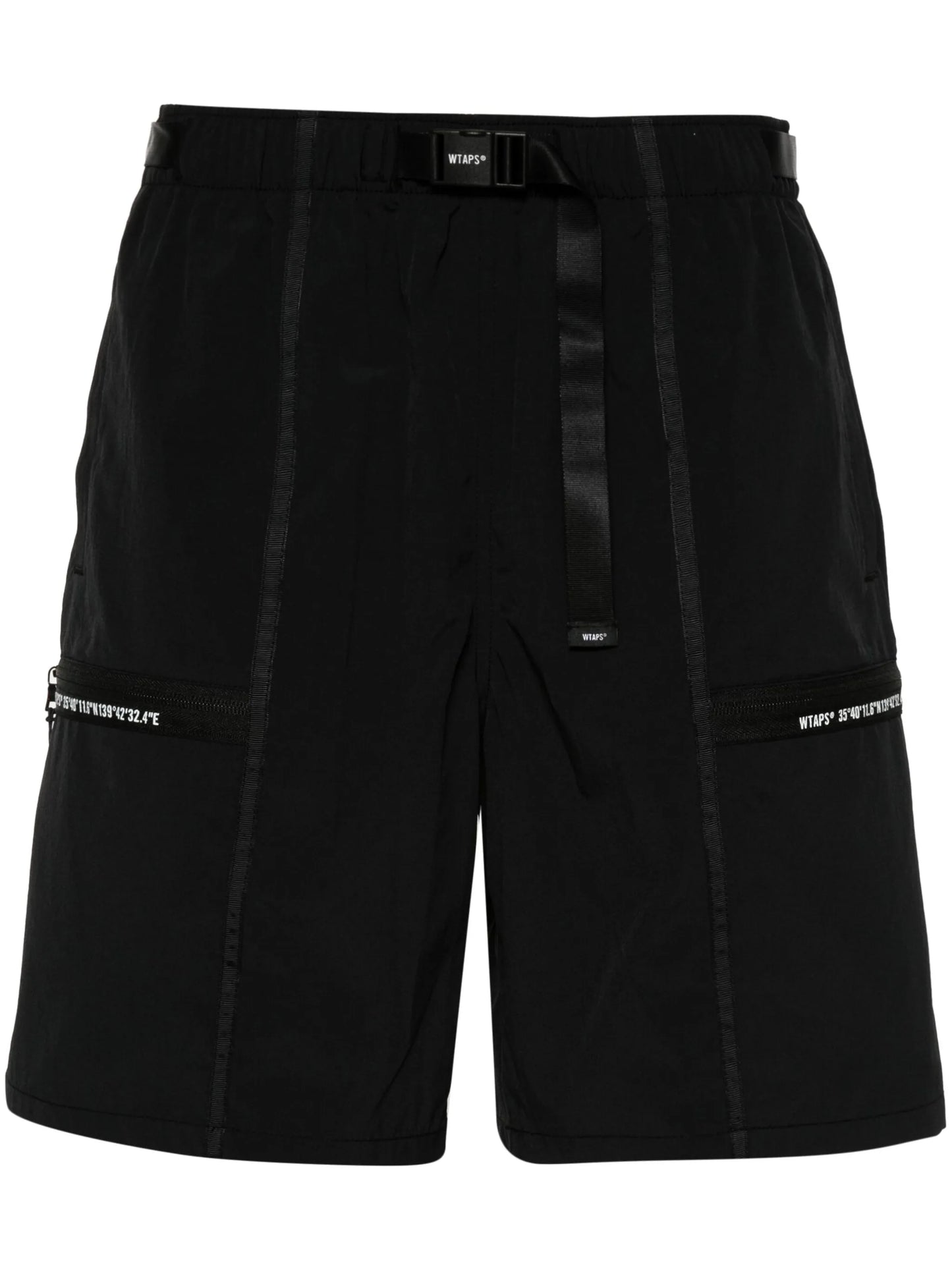 logo-print cargo shorts