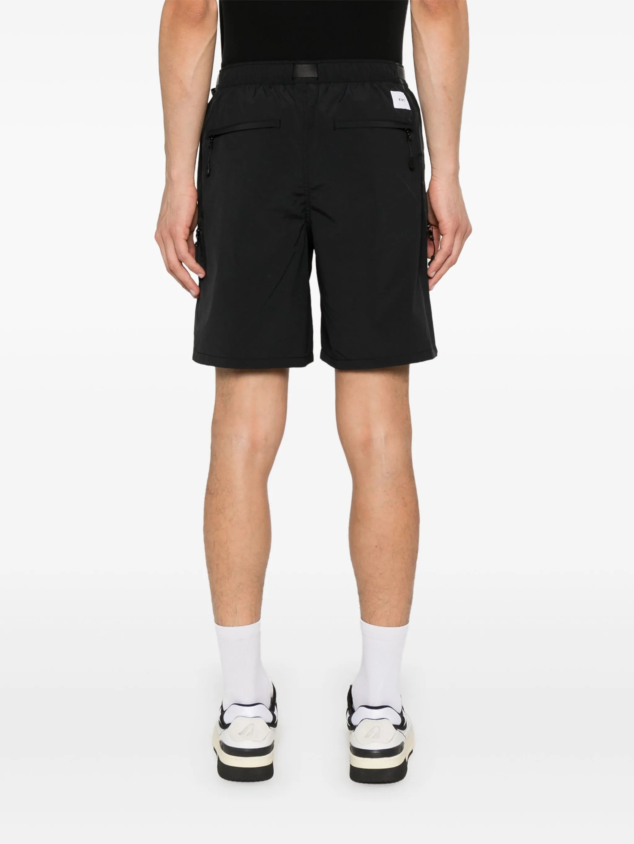 logo-print cargo shorts