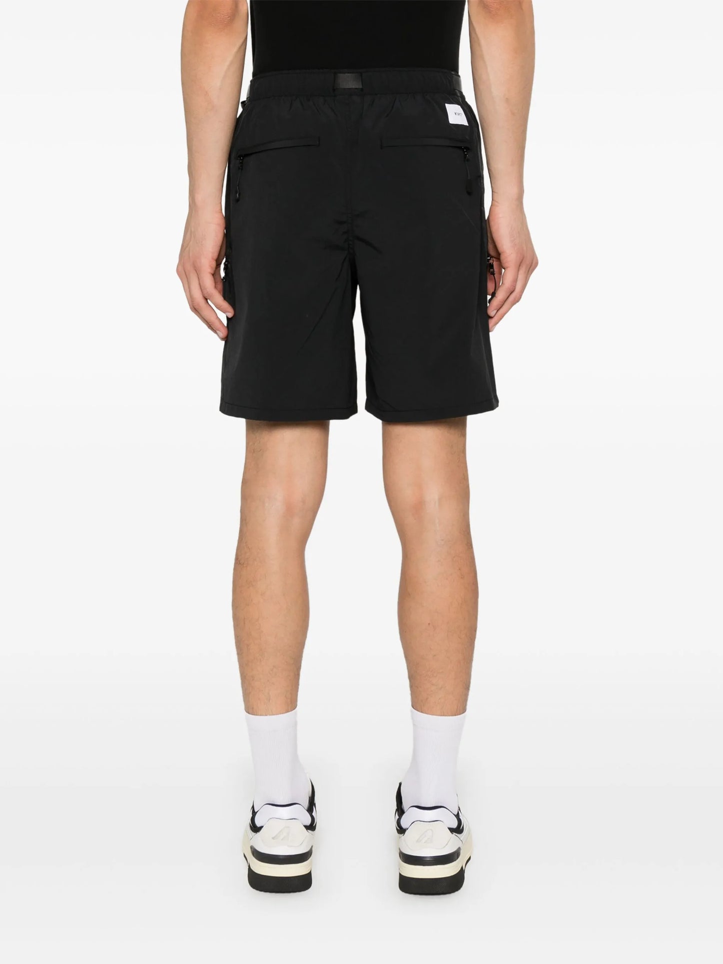 logo-print cargo shorts