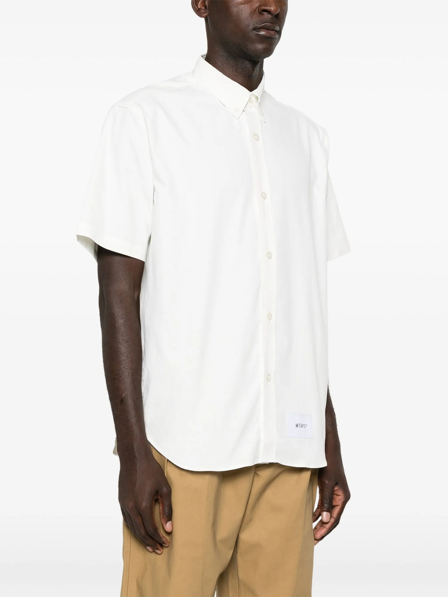 logo-patch short-sleeved shirt