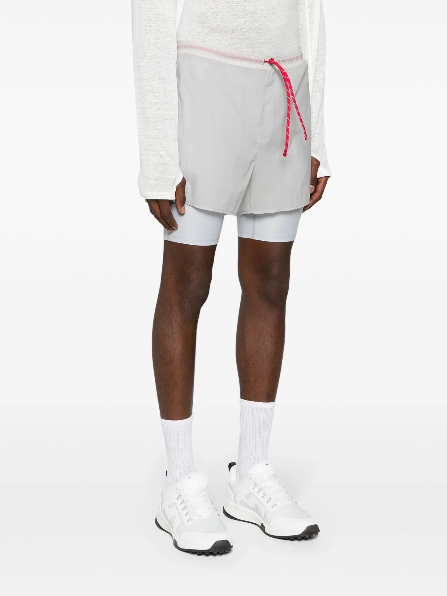 layered ripstop trail shorts
