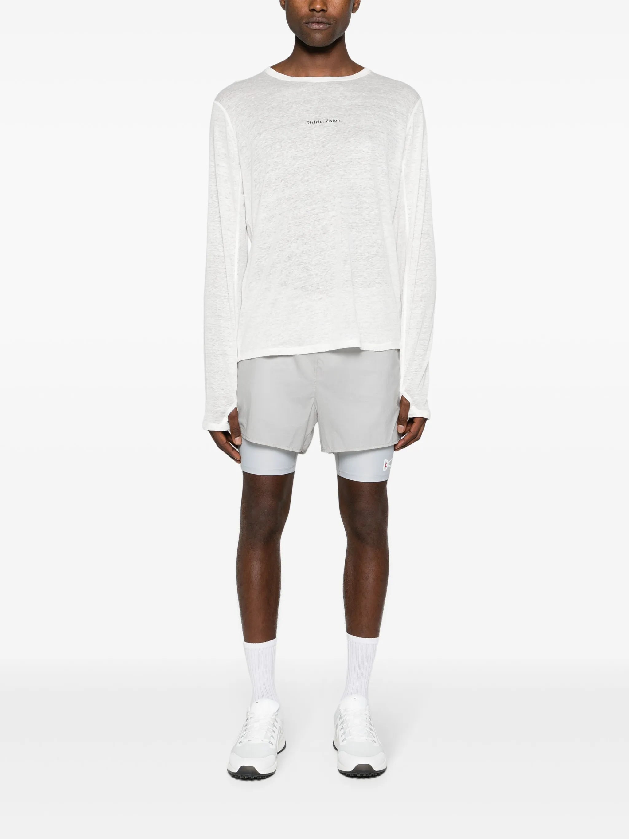 layered ripstop trail shorts