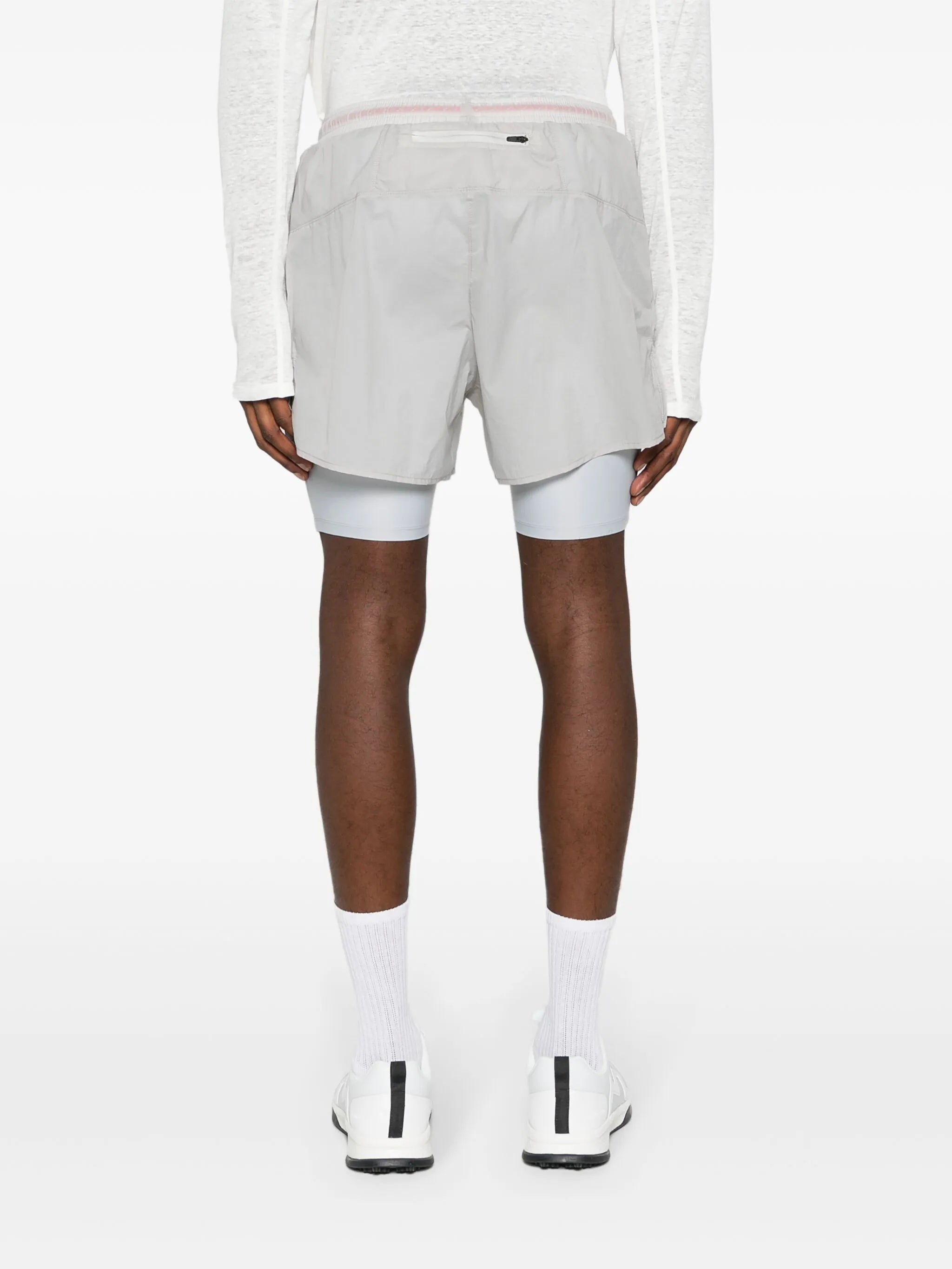 layered ripstop trail shorts