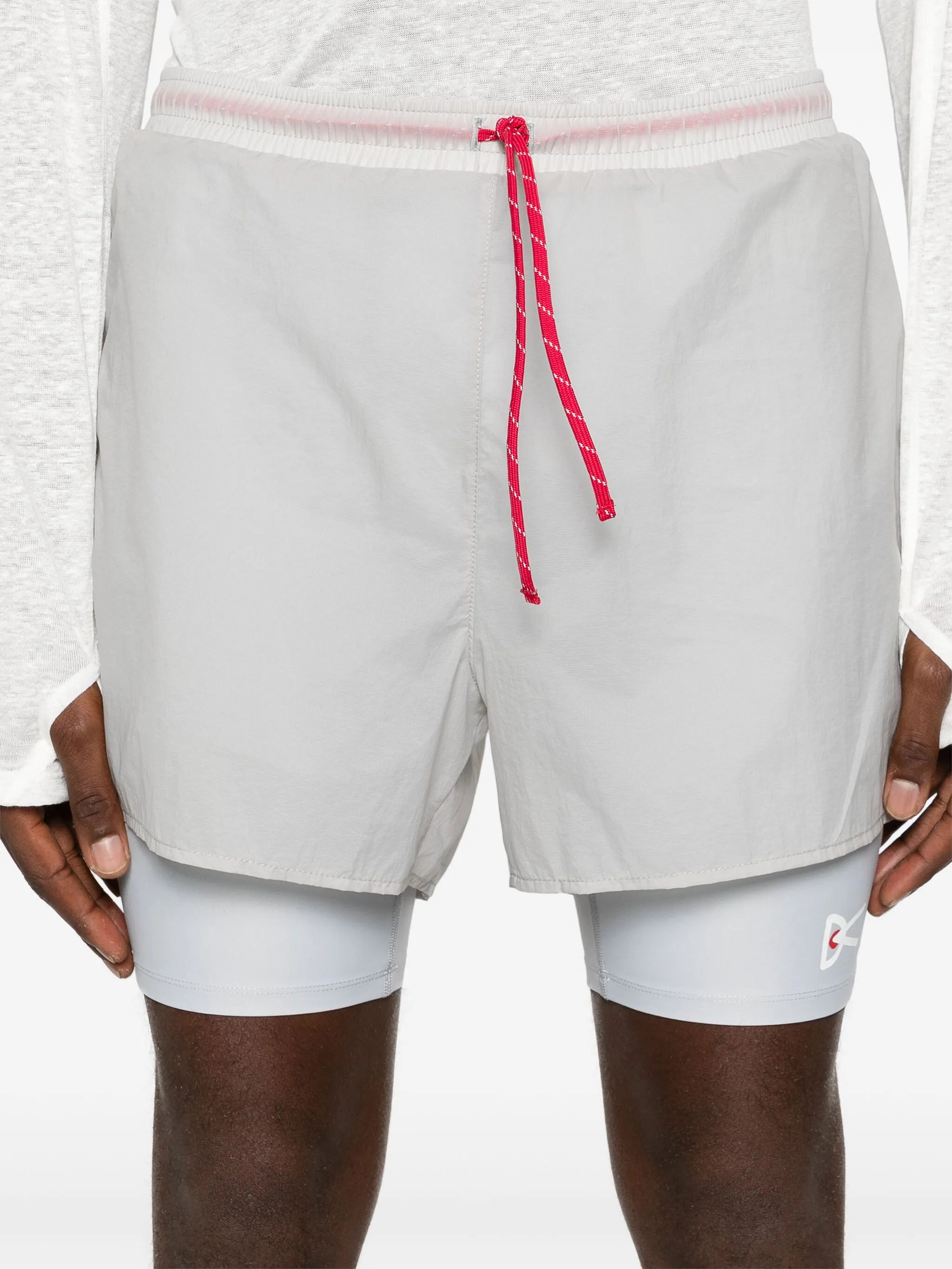 layered ripstop trail shorts