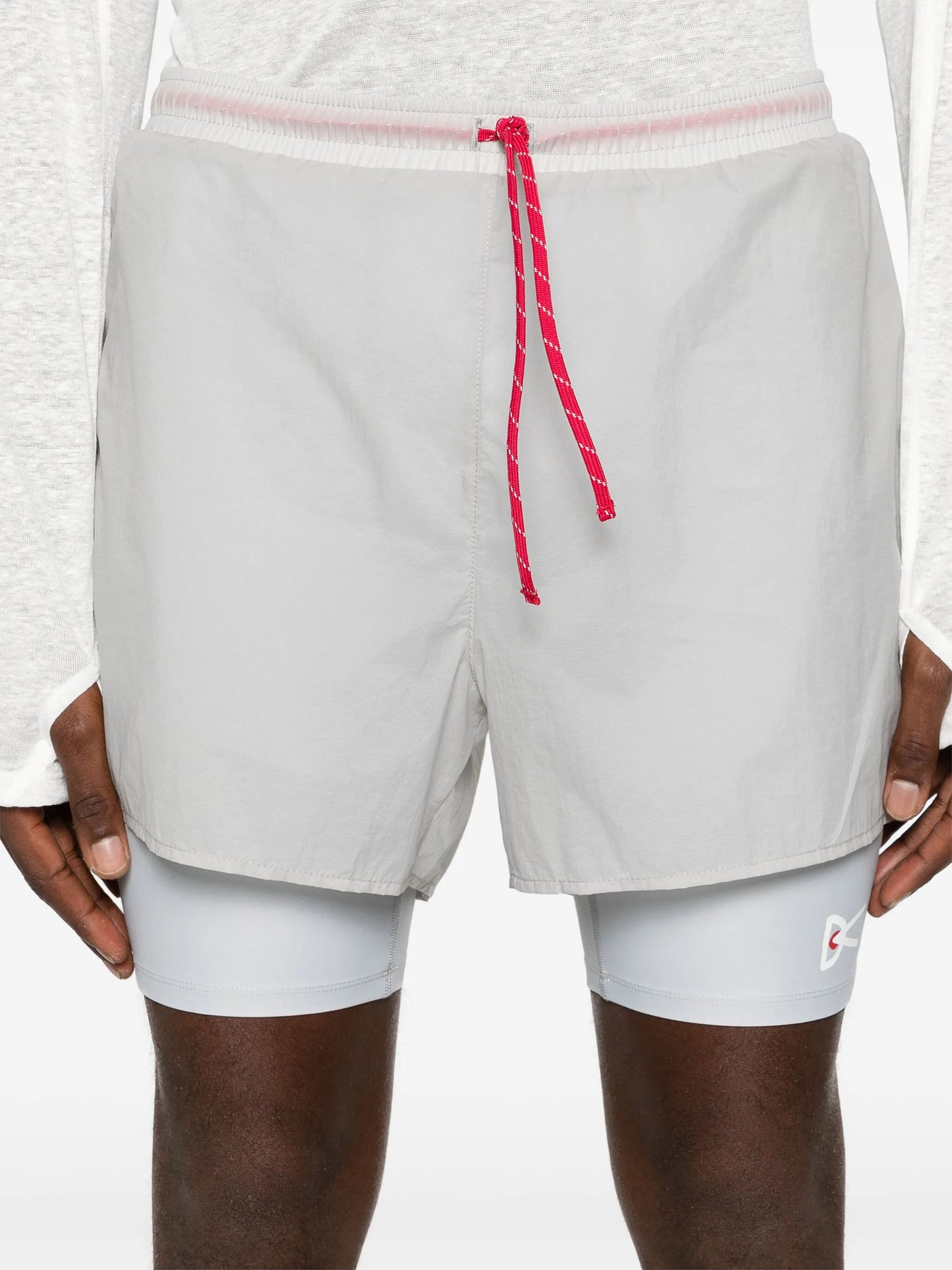 layered ripstop trail shorts