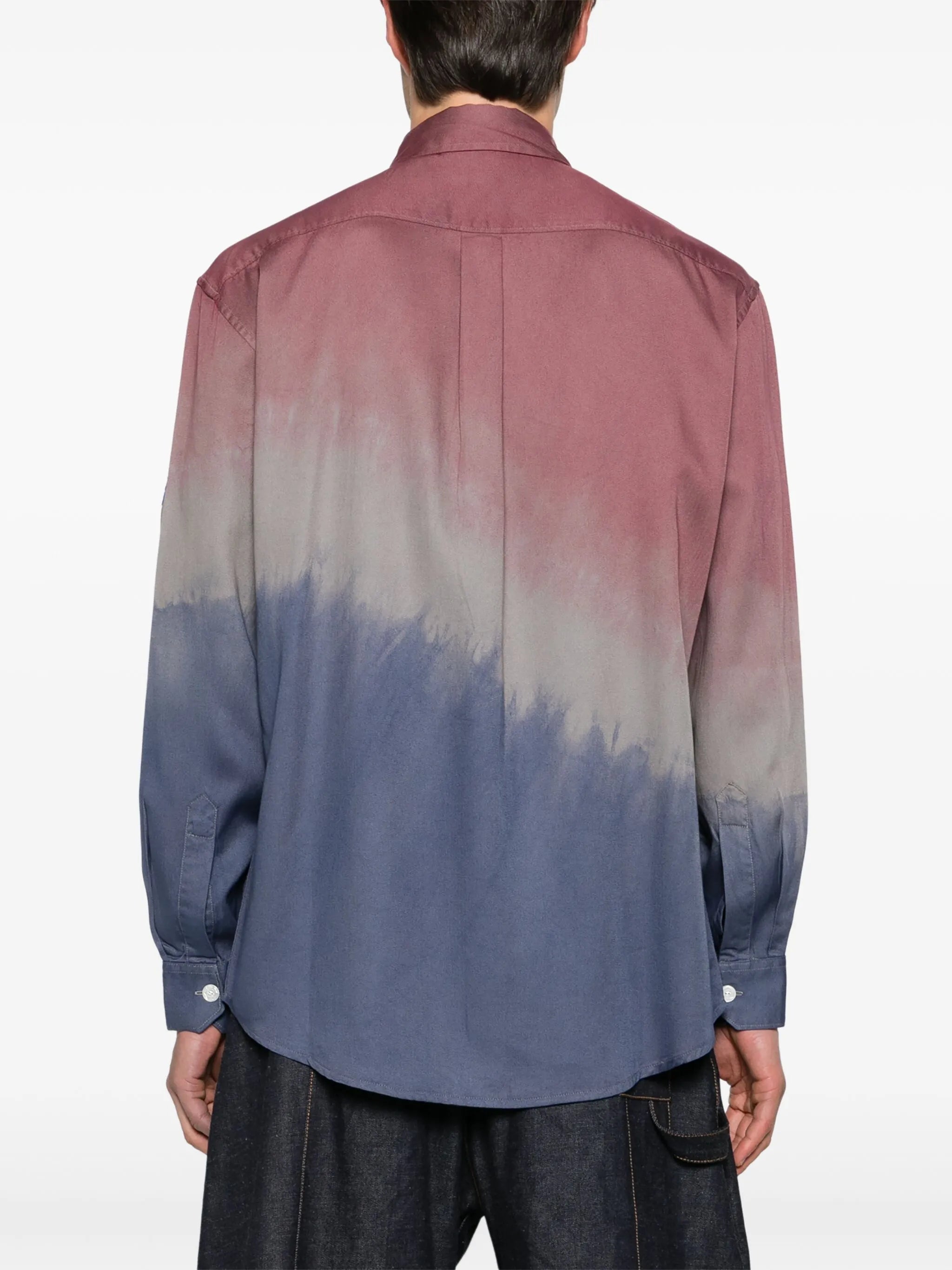 Block Dyed tie-dye shirt