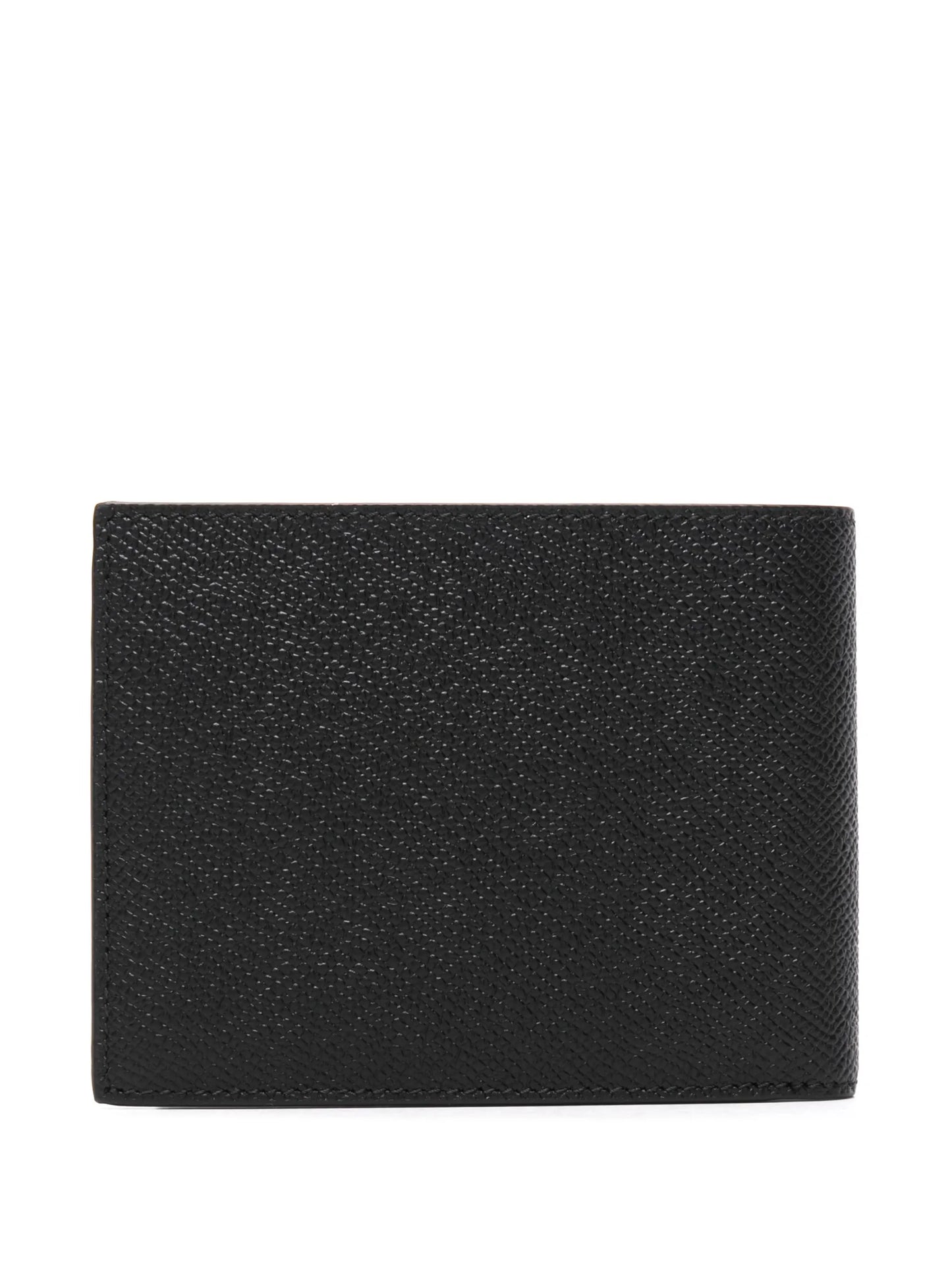 Gancini-plaque leather wallet