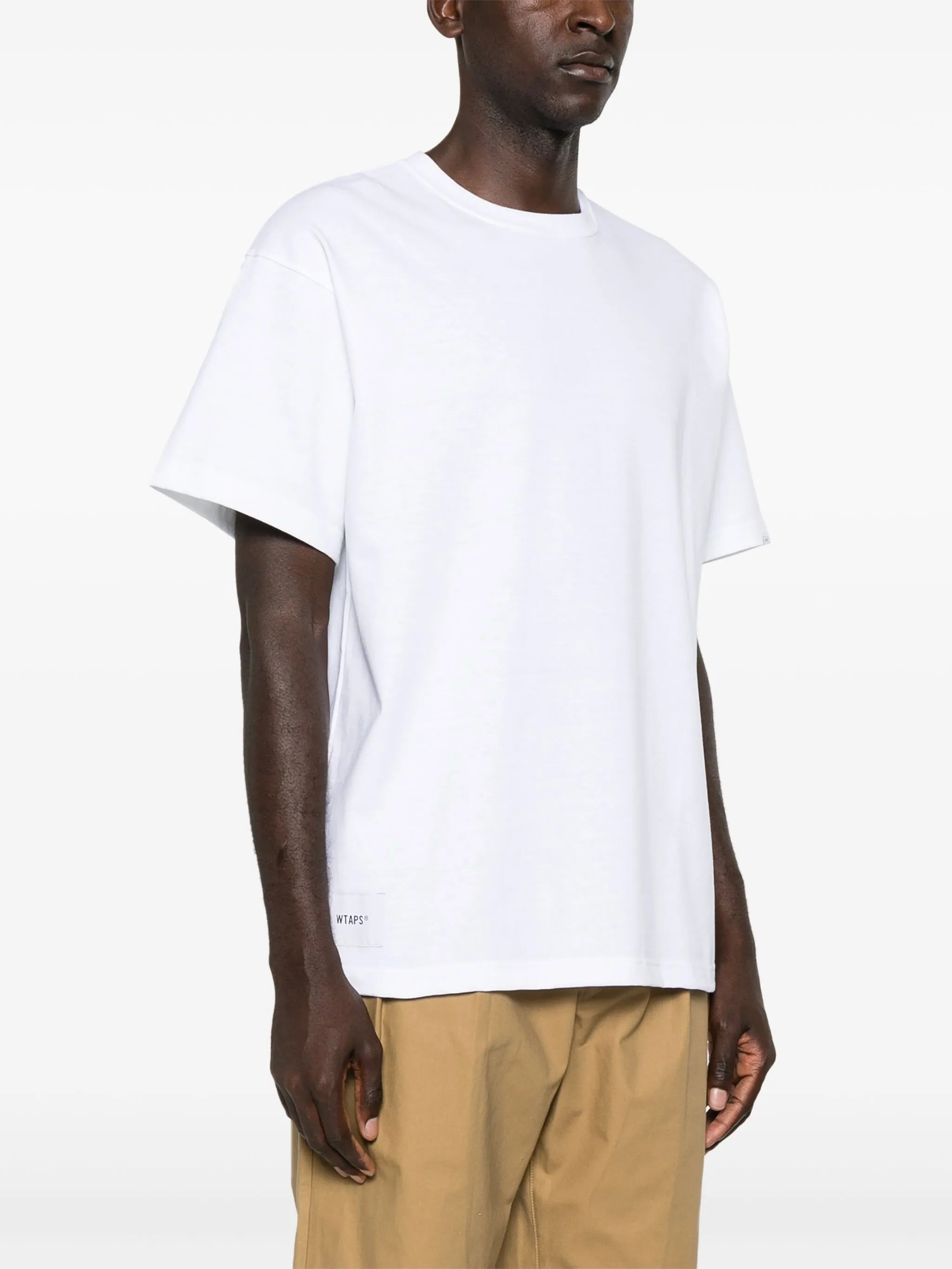 logo-patch cotton T-shirt