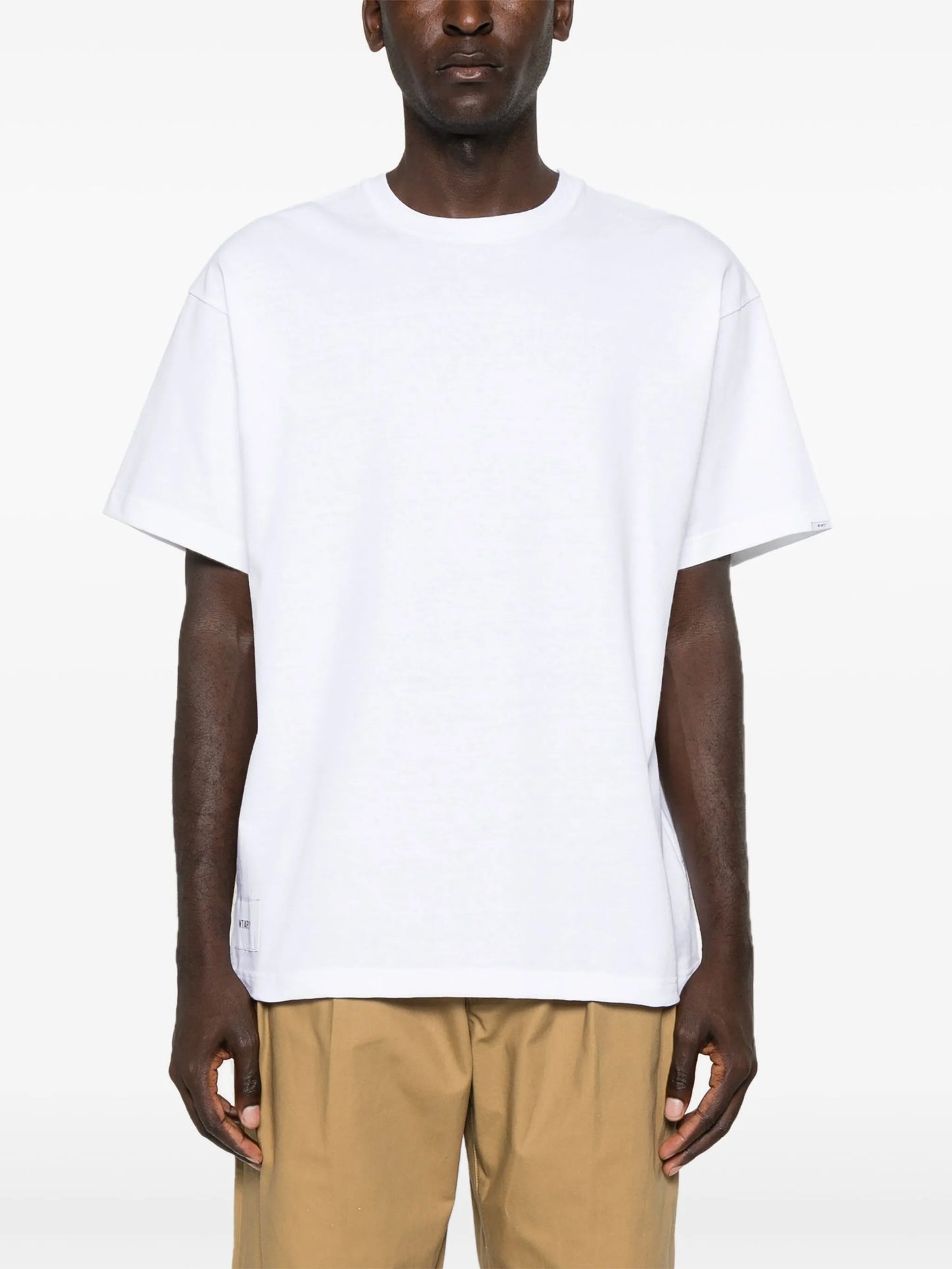 logo-patch cotton T-shirt