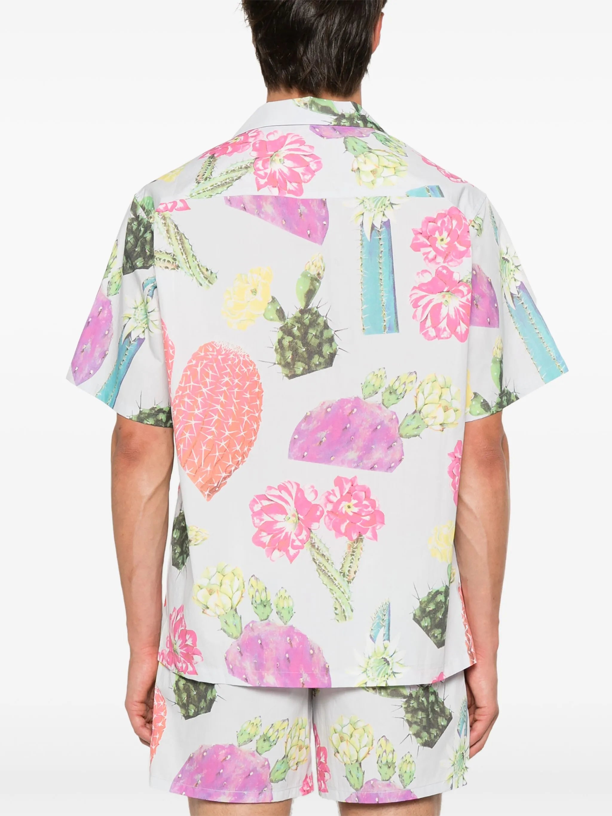 cacti-print shirt
