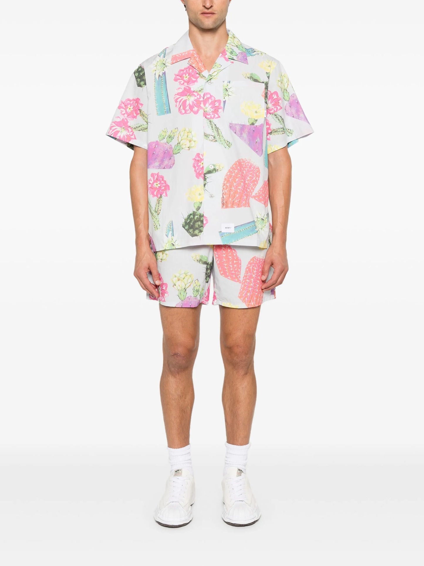 cacti-print shirt