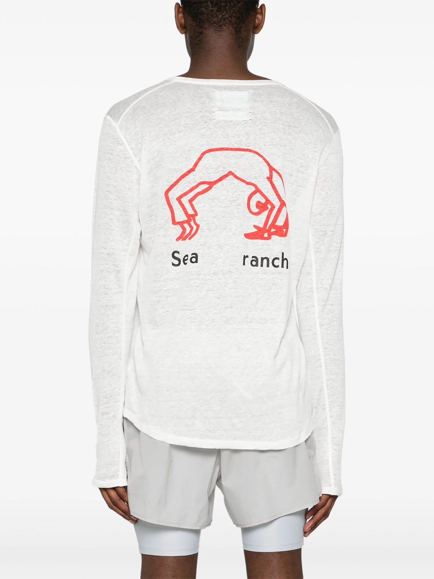 logo-print hemp T-shirt