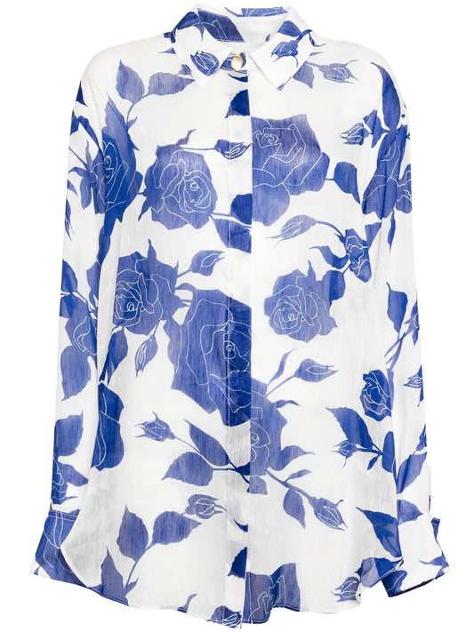 Belonging floral-print shirt
