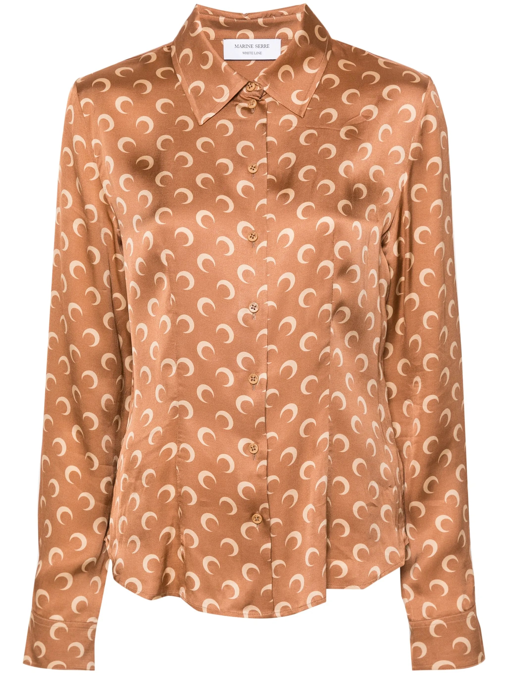 crescent moon-print shirt