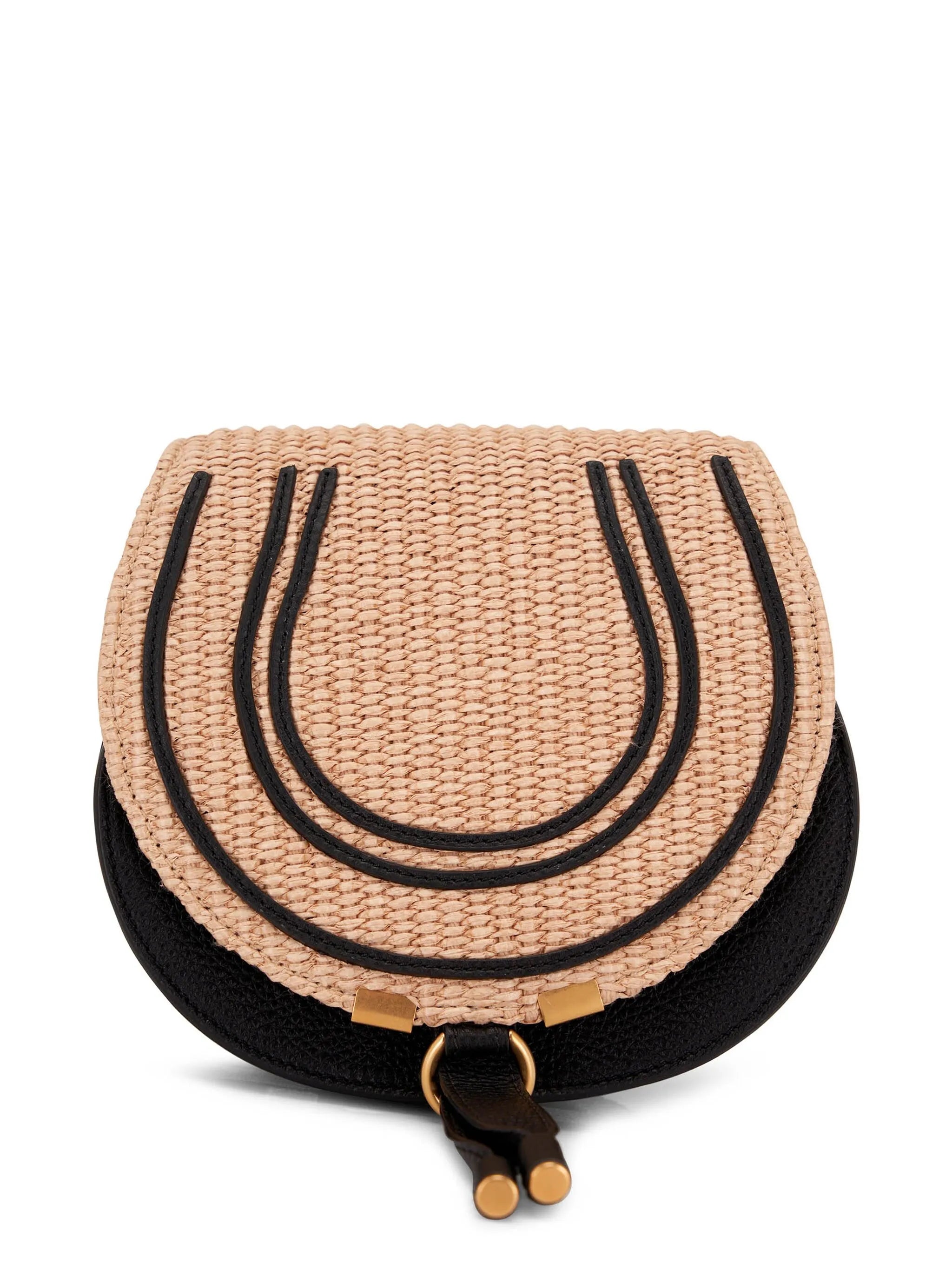 small Marcie leather-piping crossbody bag
