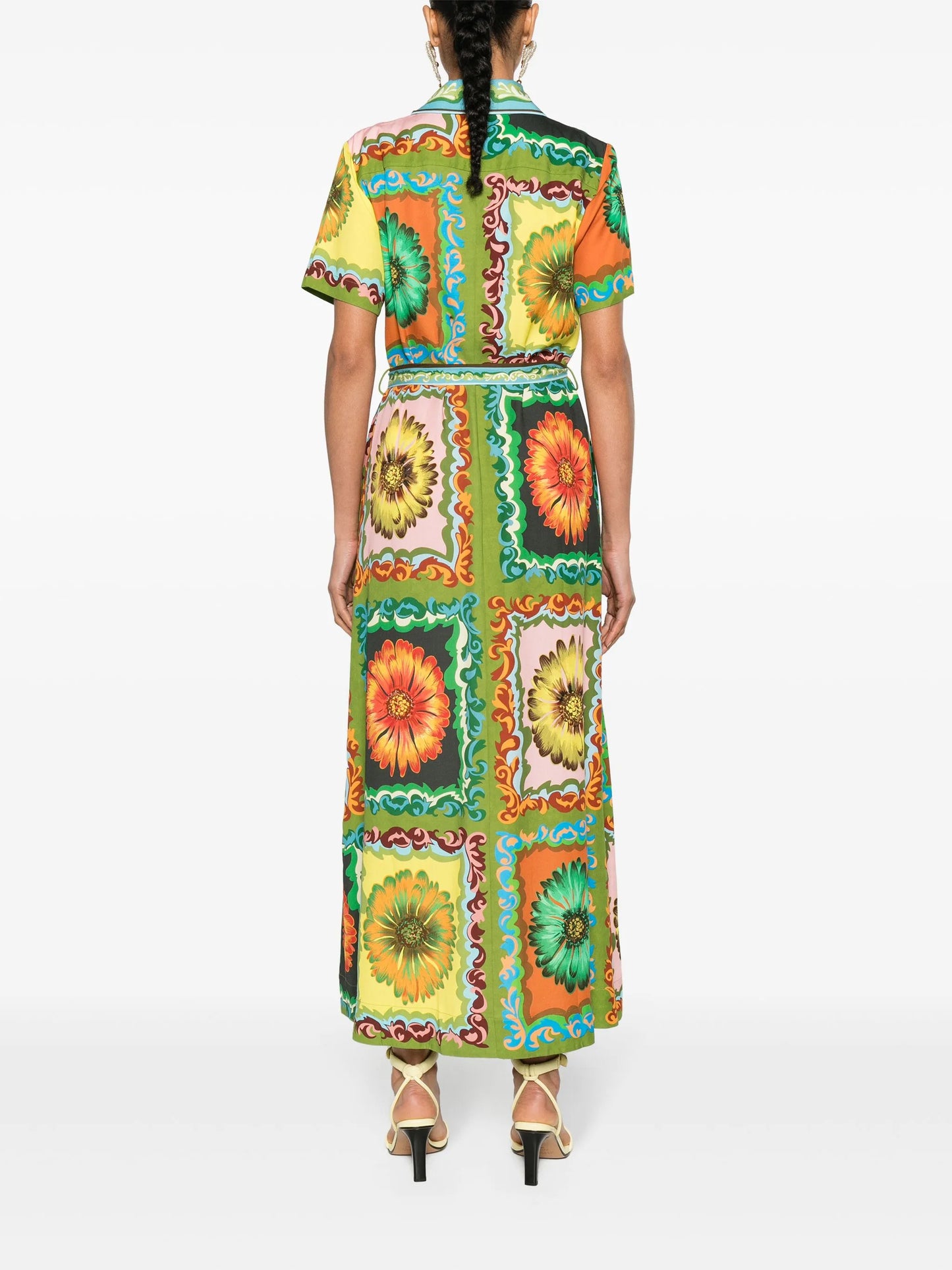 Disco Daisy belted shirtdress