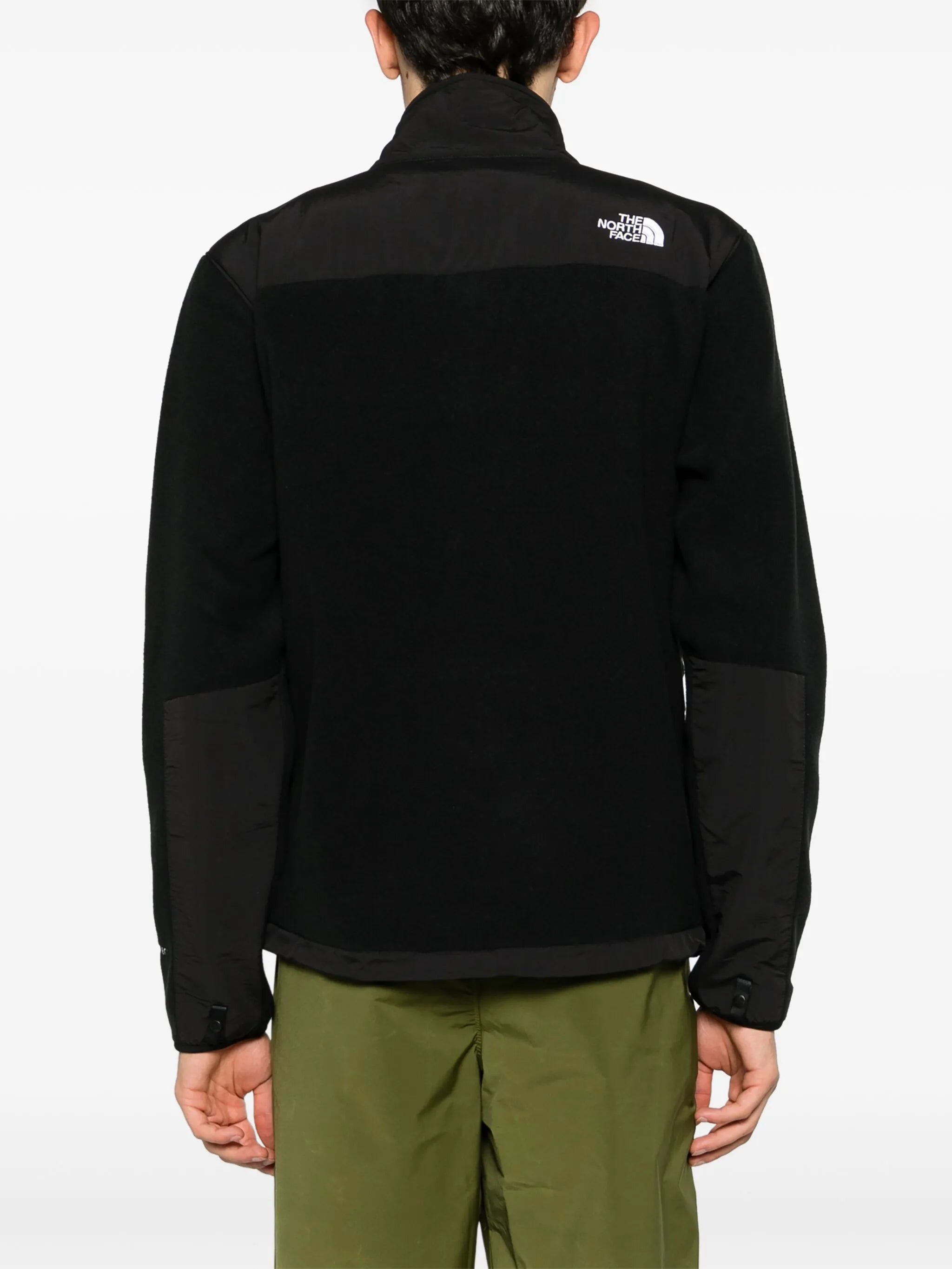 logo-print fleece jacket