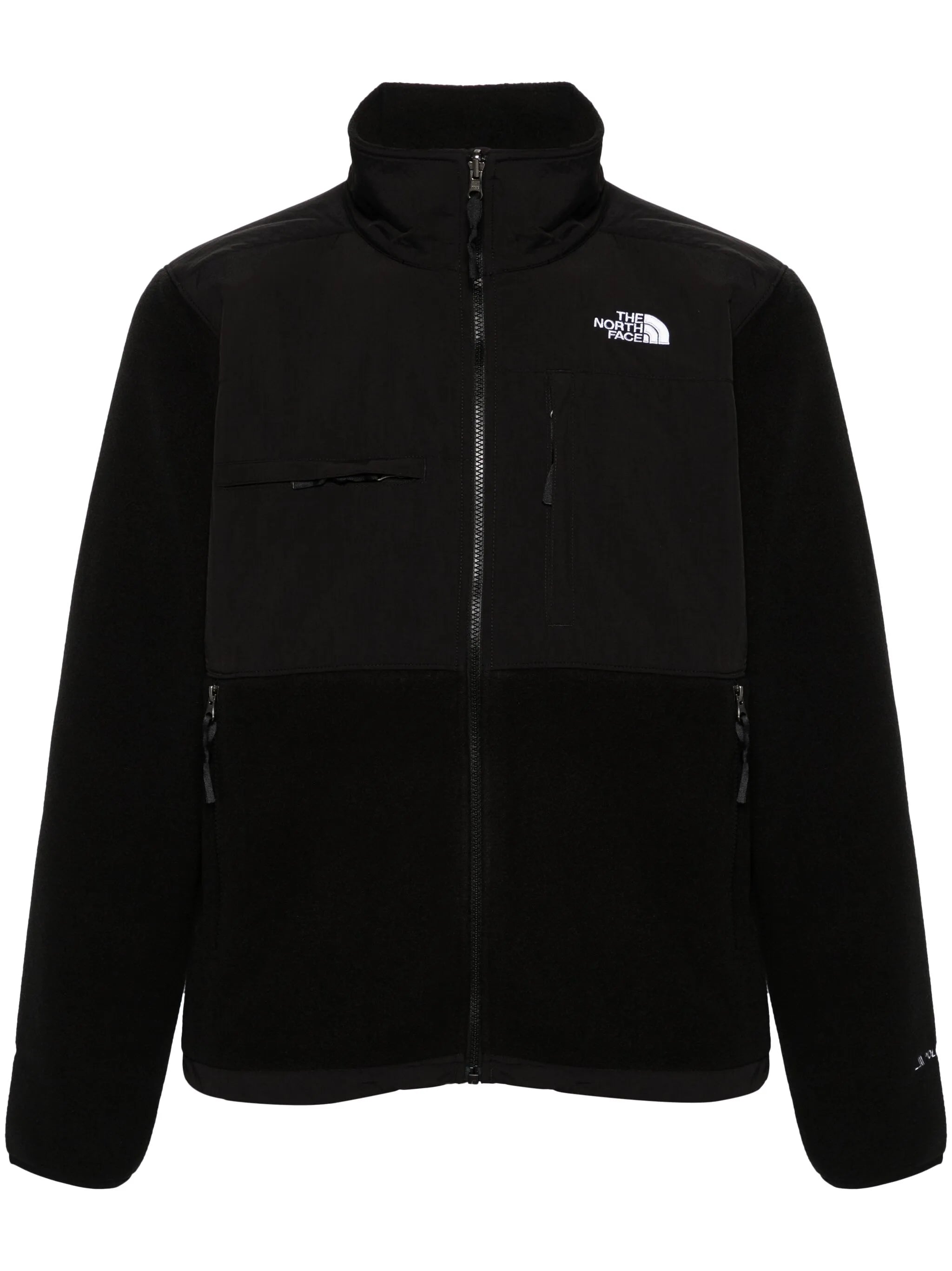 logo-print fleece jacket