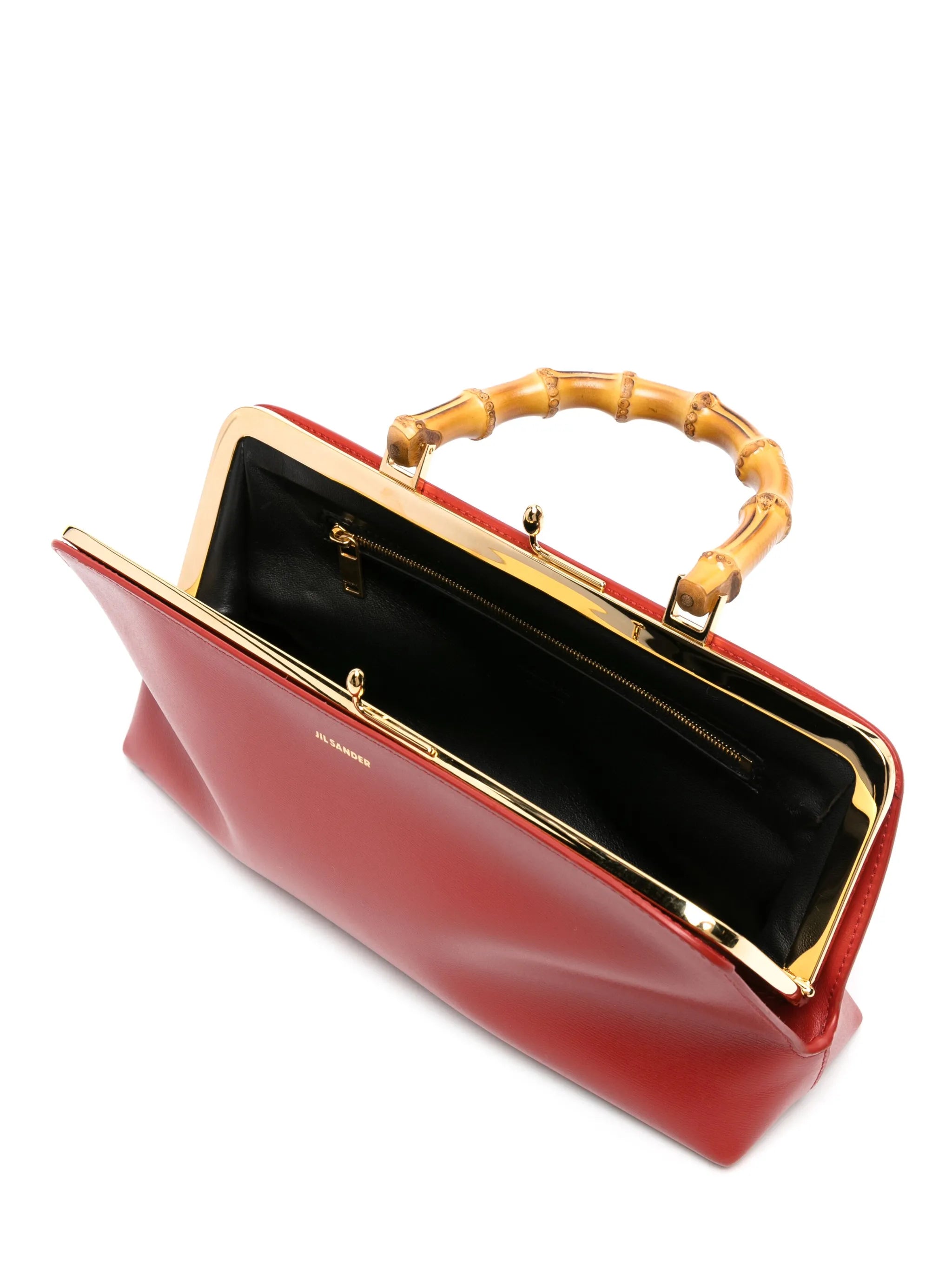 small Goji leather tote bag