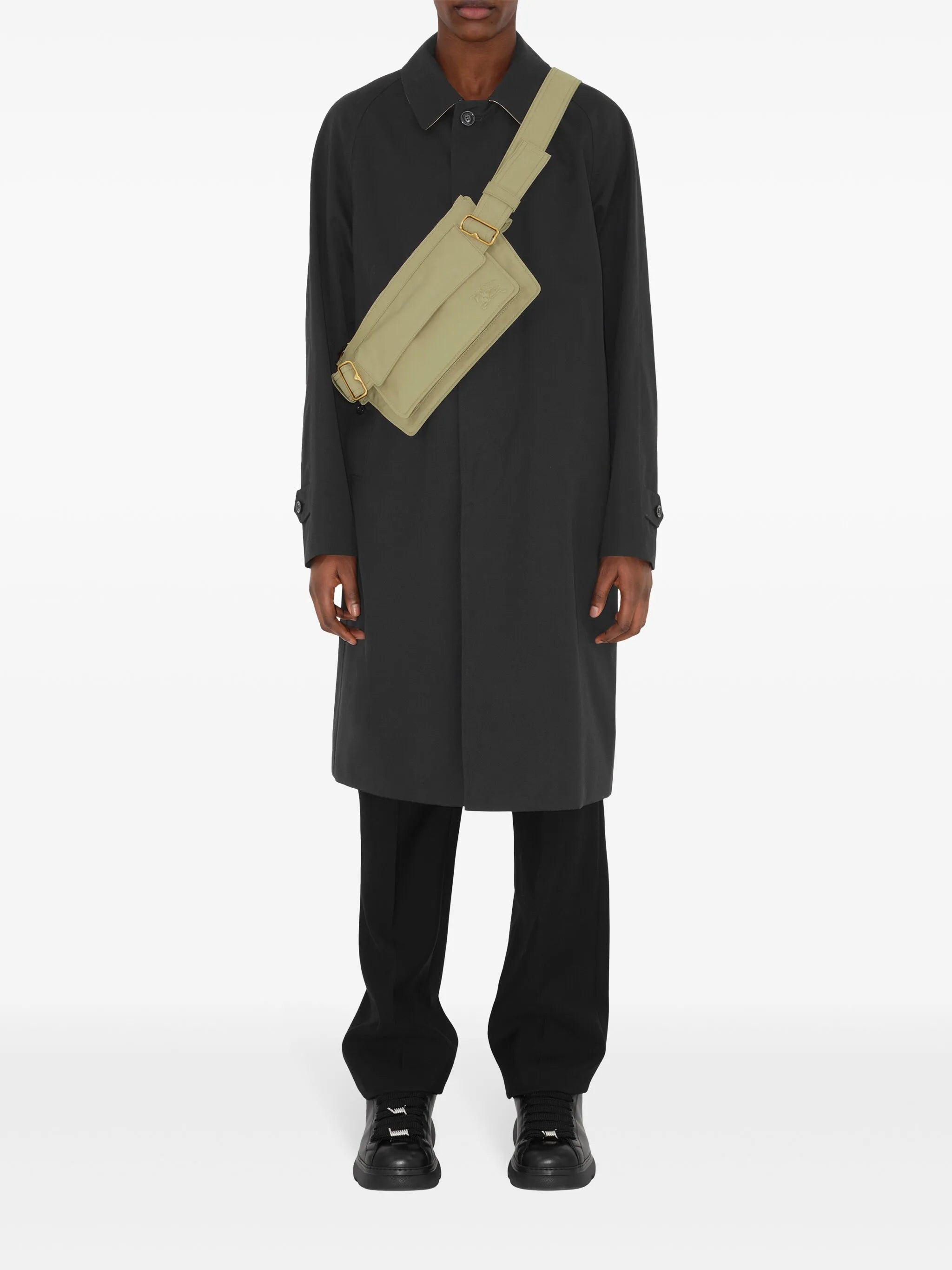 Trench logo-embroidered belt bag