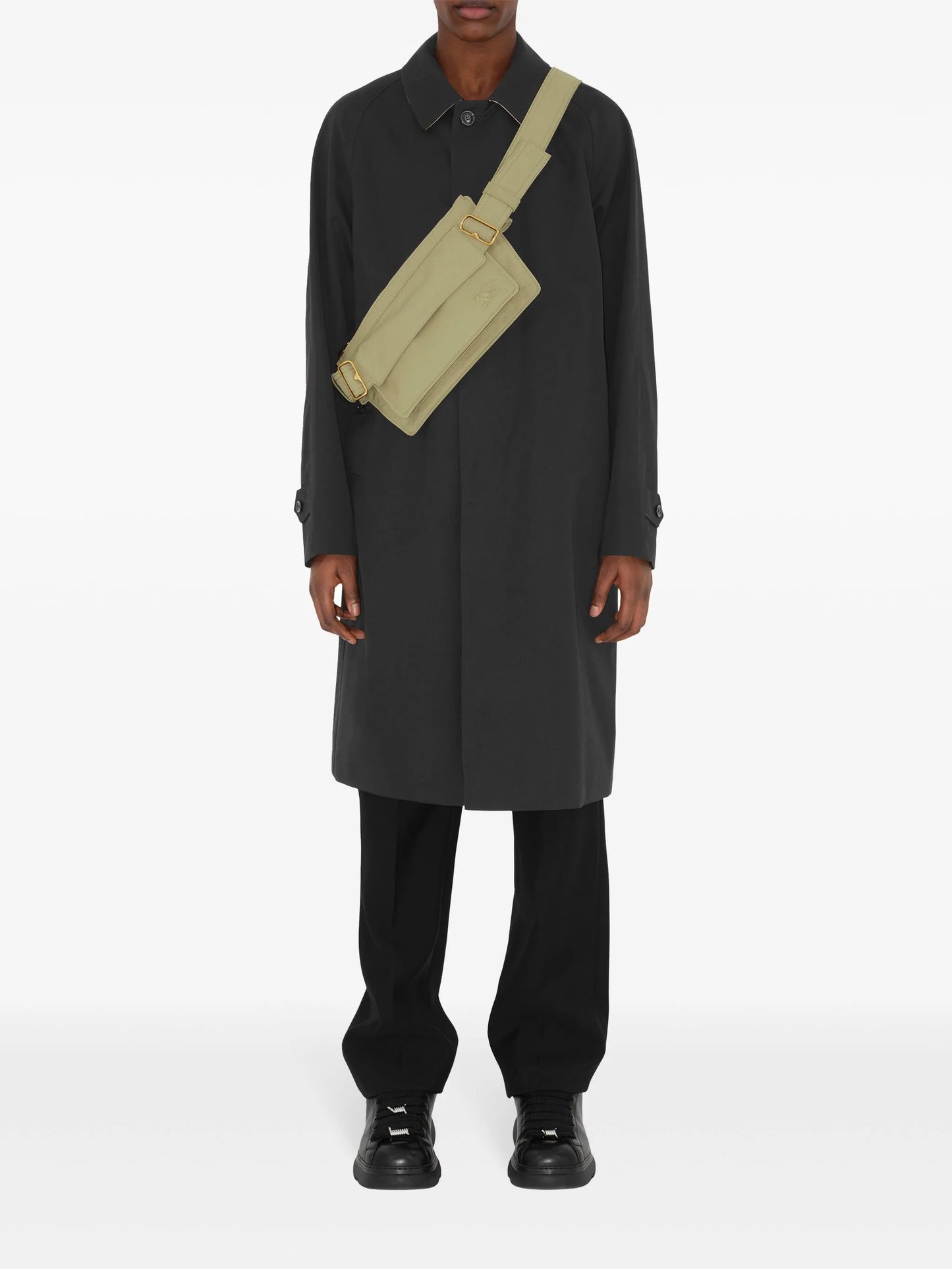 Trench logo-embroidered belt bag