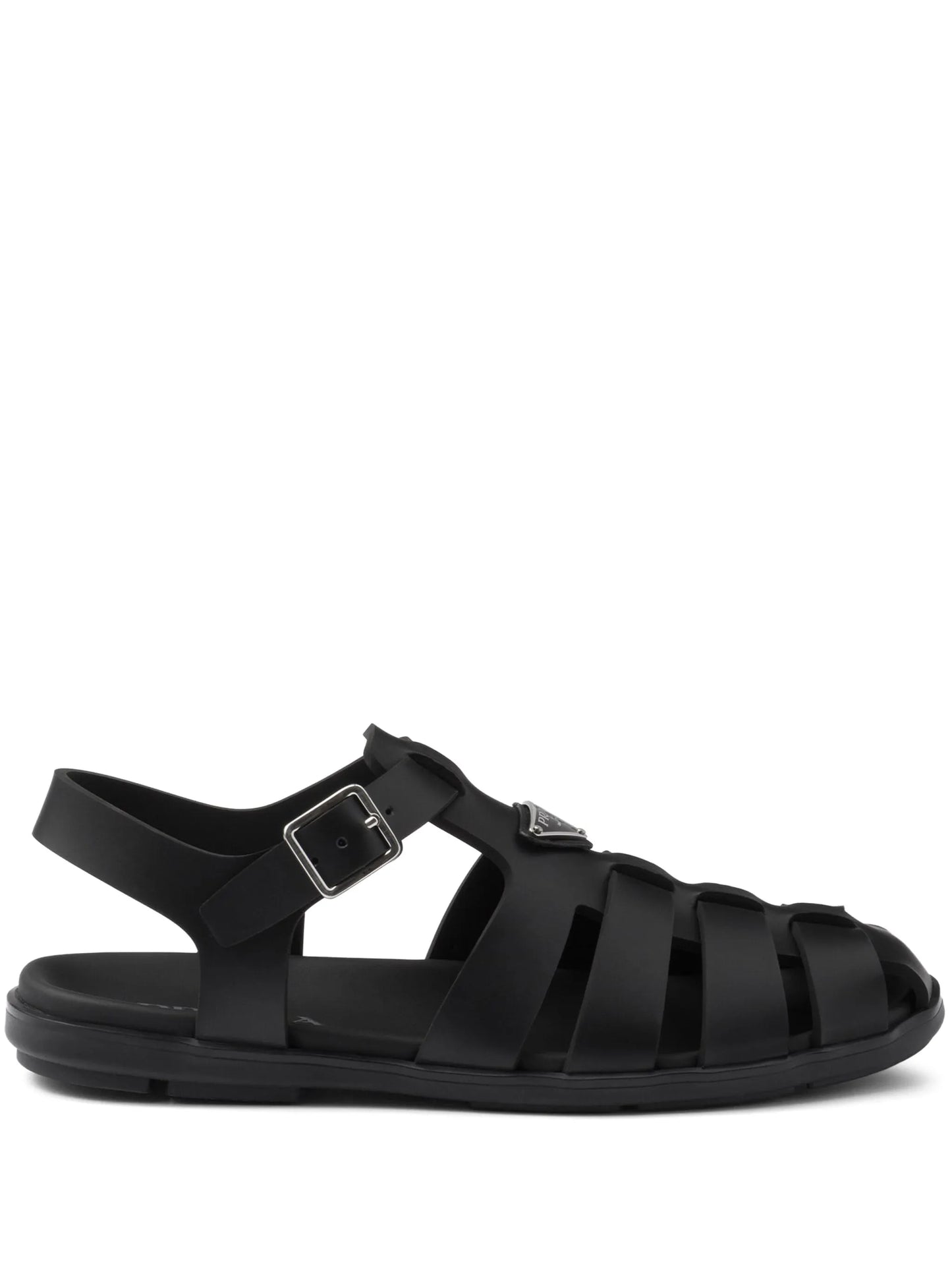 triangle-logo sandals
