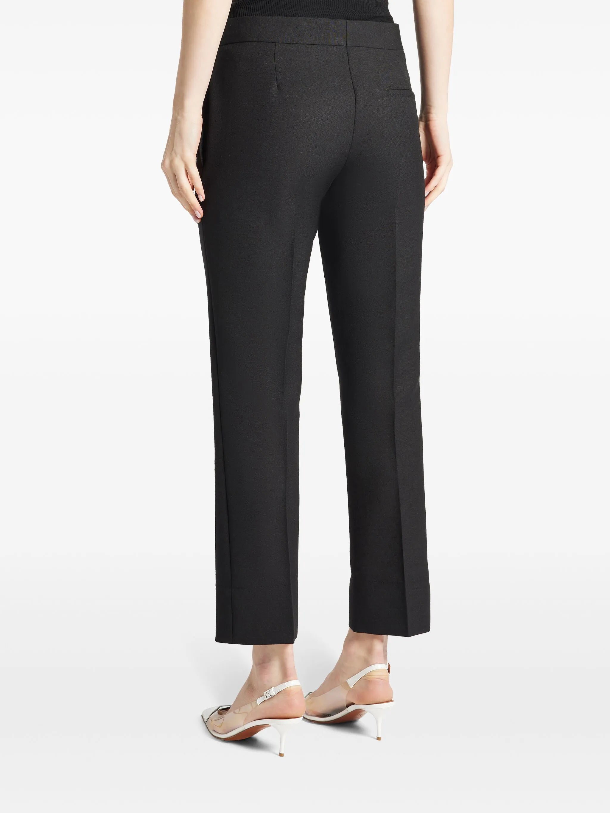 tailored cropped trousers