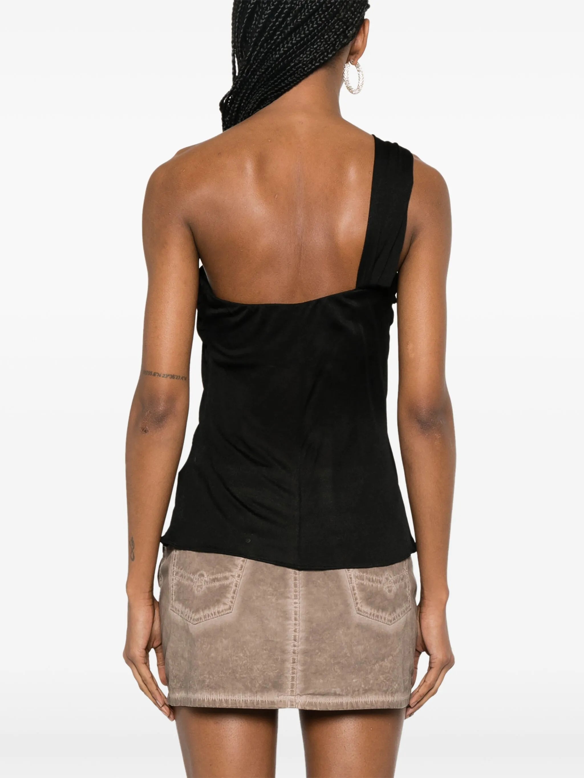 butterfly-brooch sleeveless top