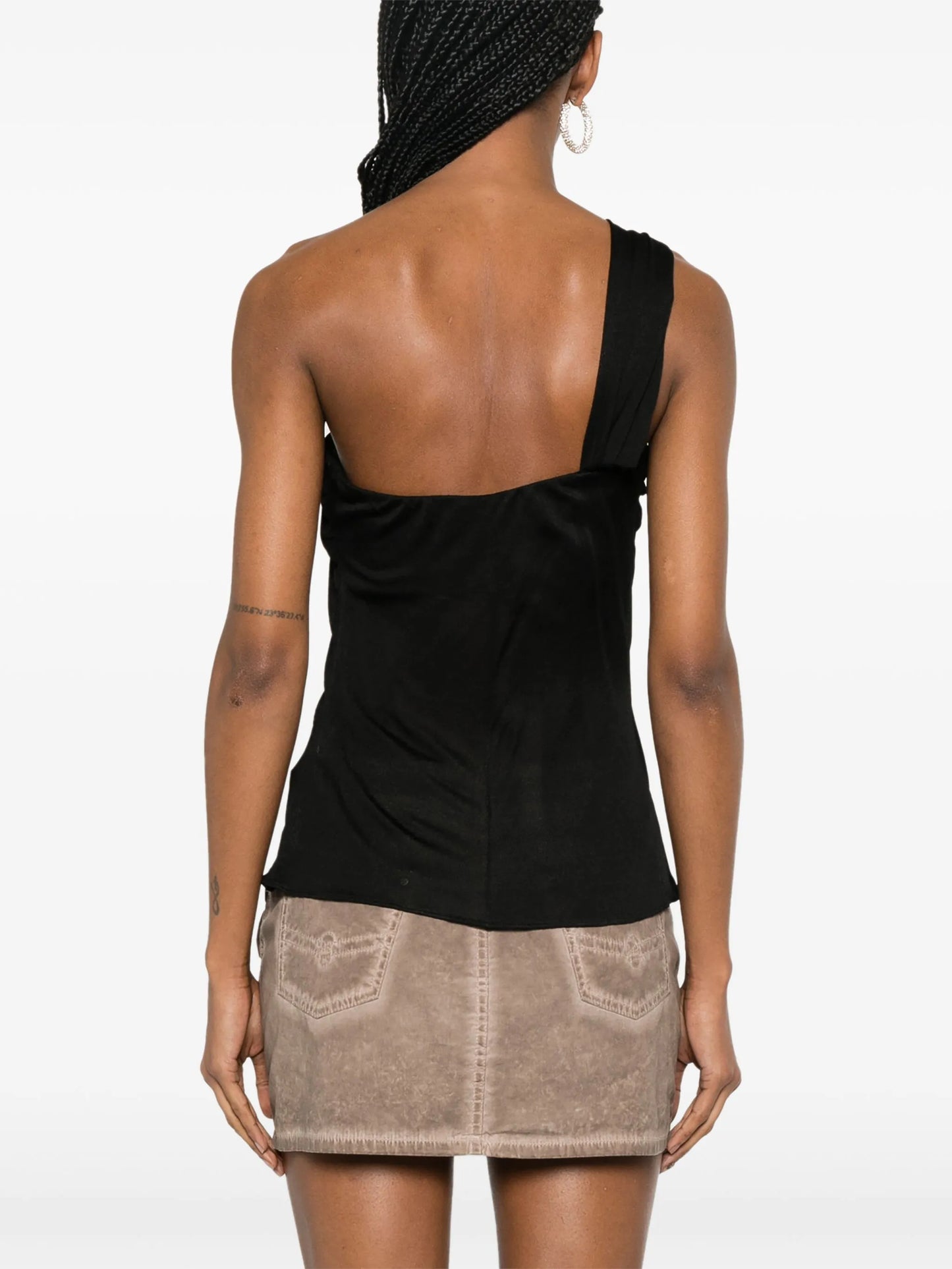butterfly-brooch sleeveless top