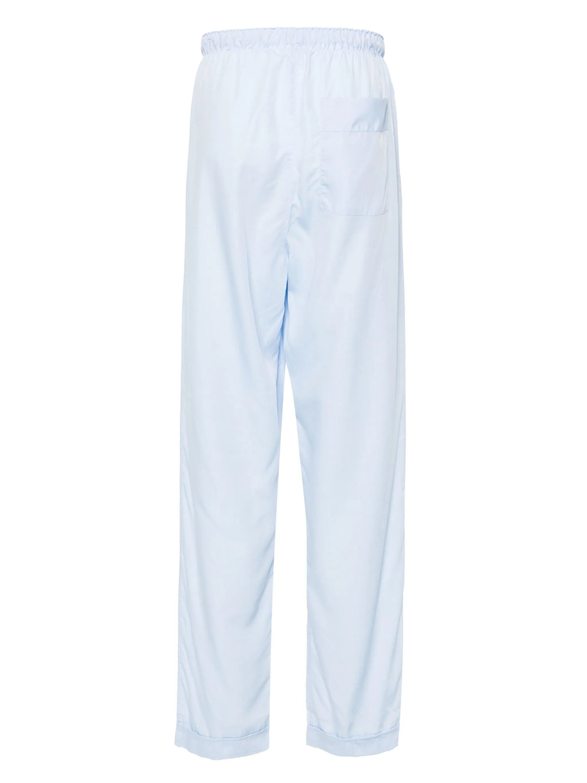 elasticated-waist lyocell trousers