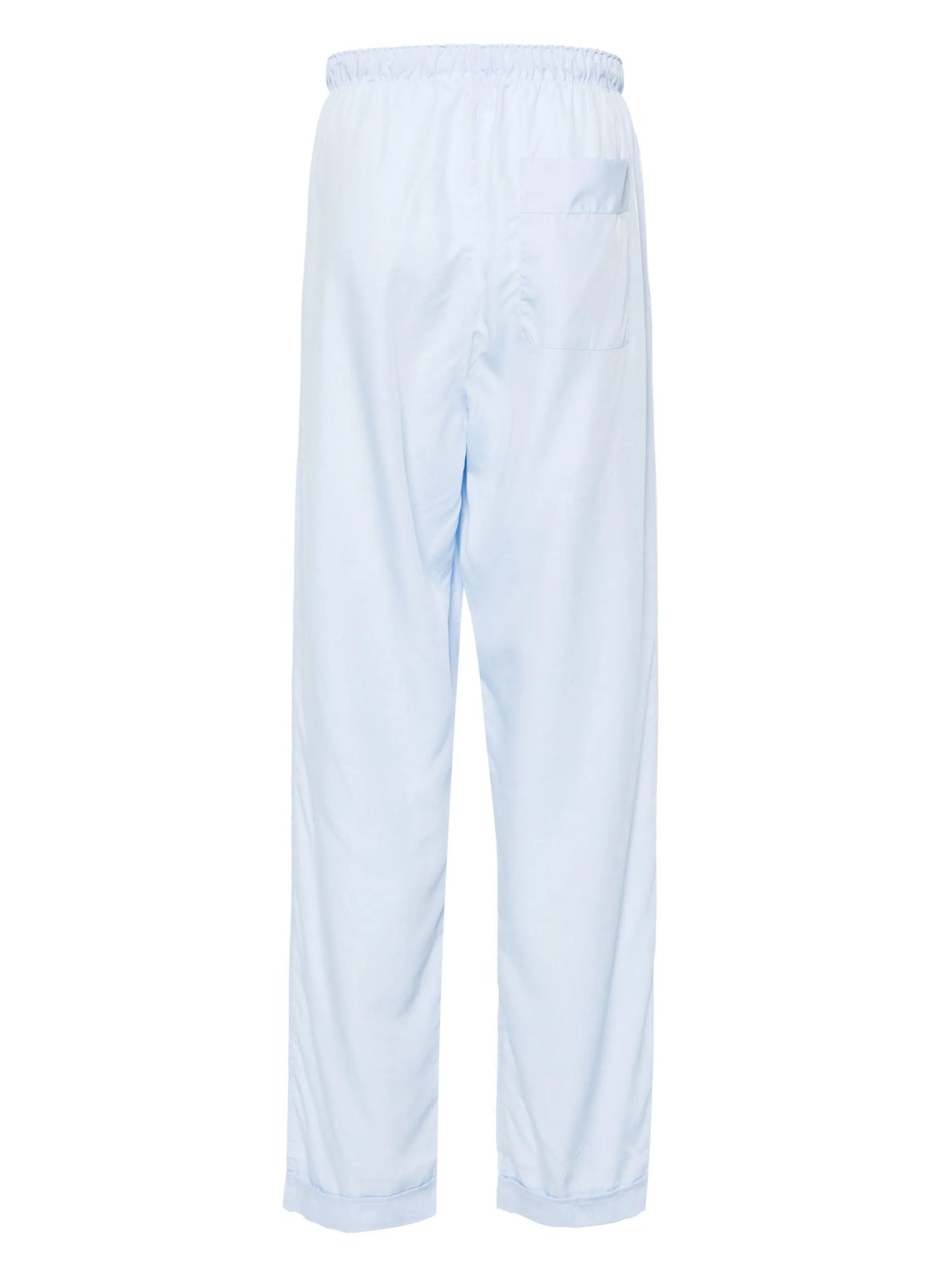 elasticated-waist lyocell trousers